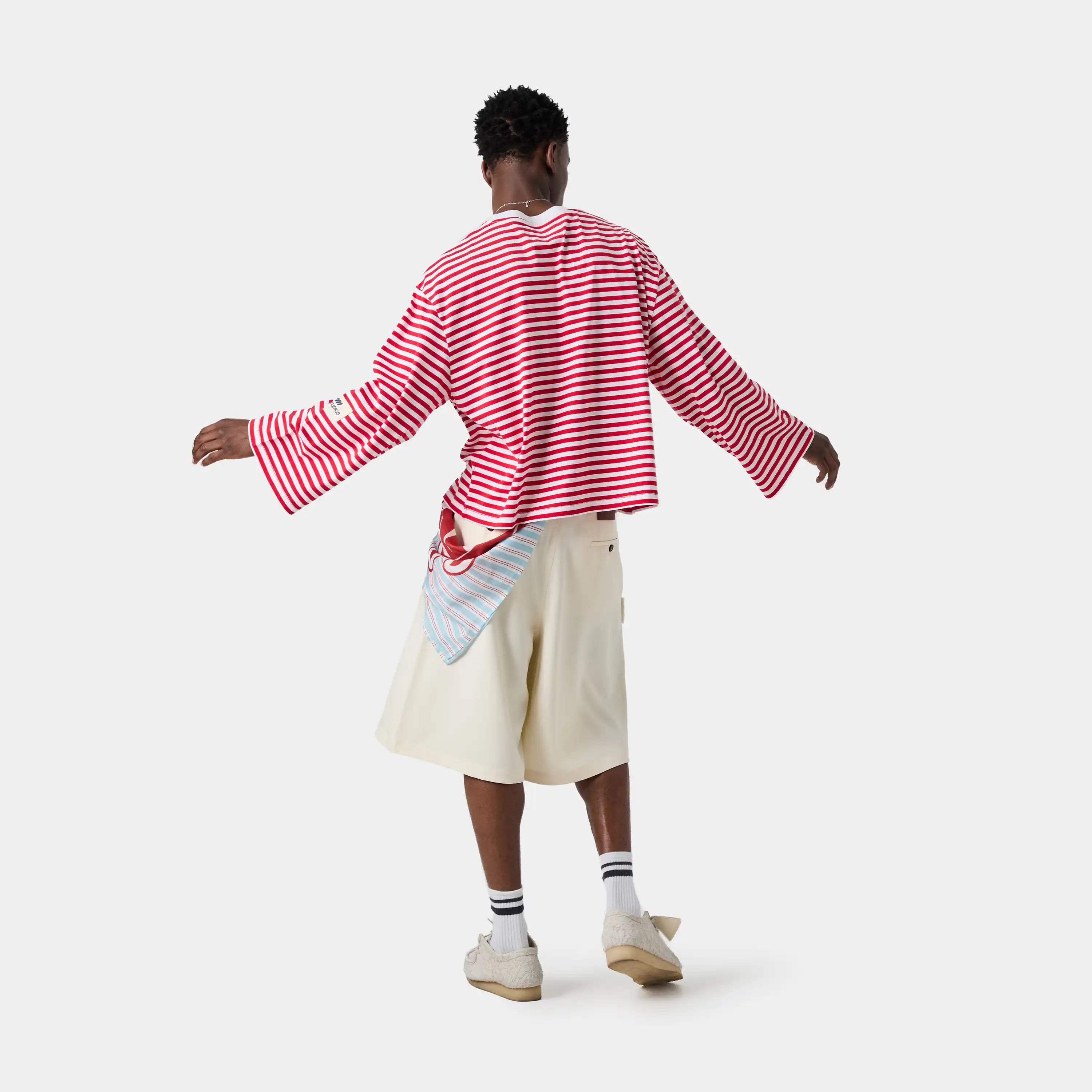 Horizon Striped Cherry Long Sleeve T-shirts eme