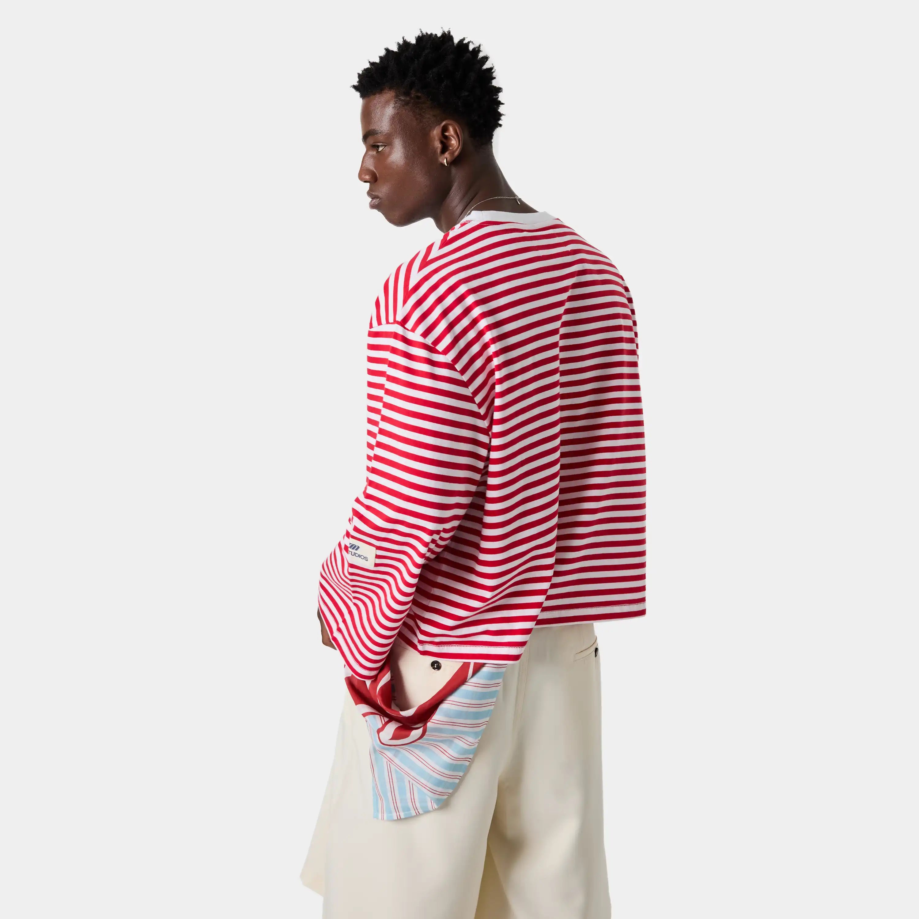 Horizon Striped Cherry Long Sleeve T-shirts eme