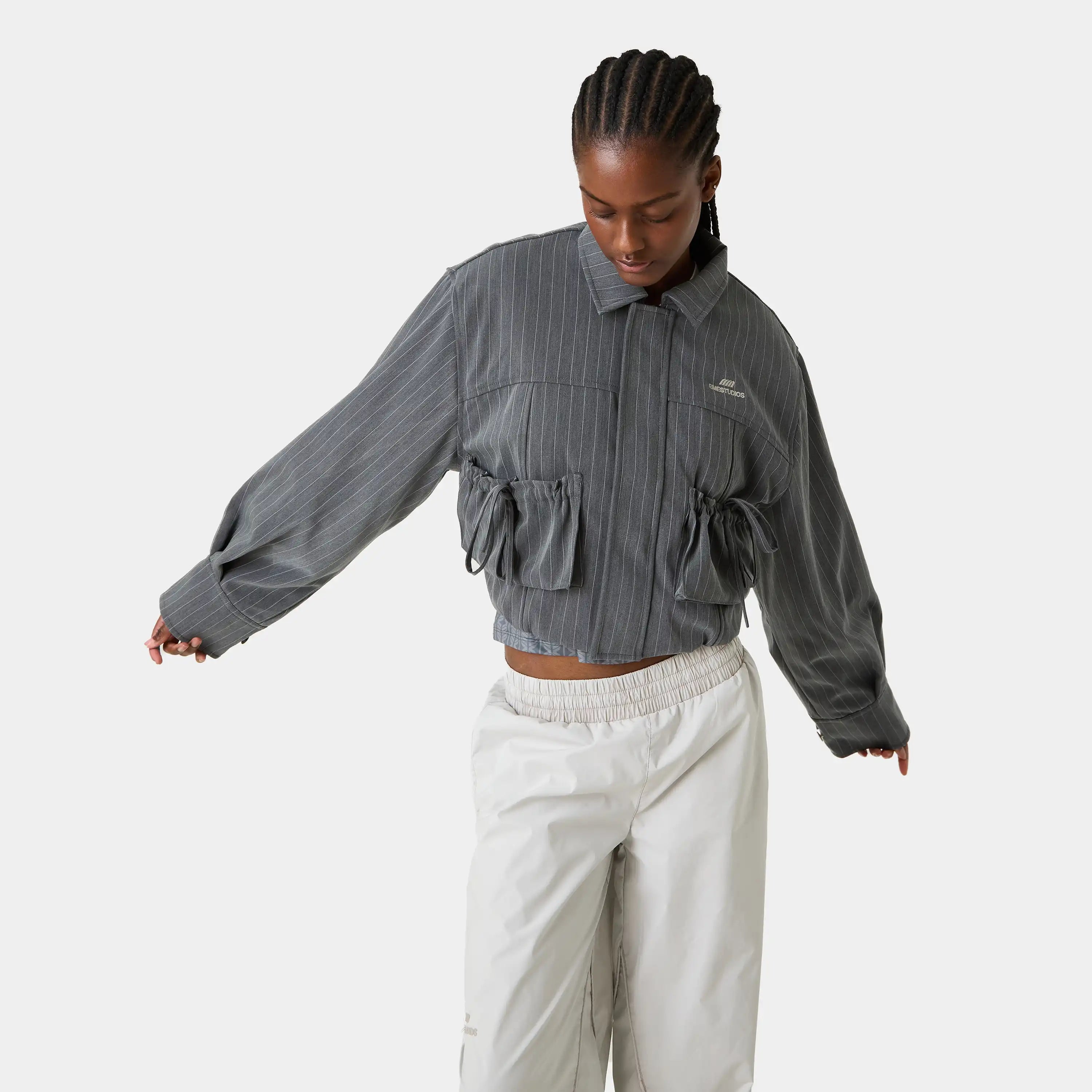Pipi Grey Jacket Woman Outerwear Eme Studios