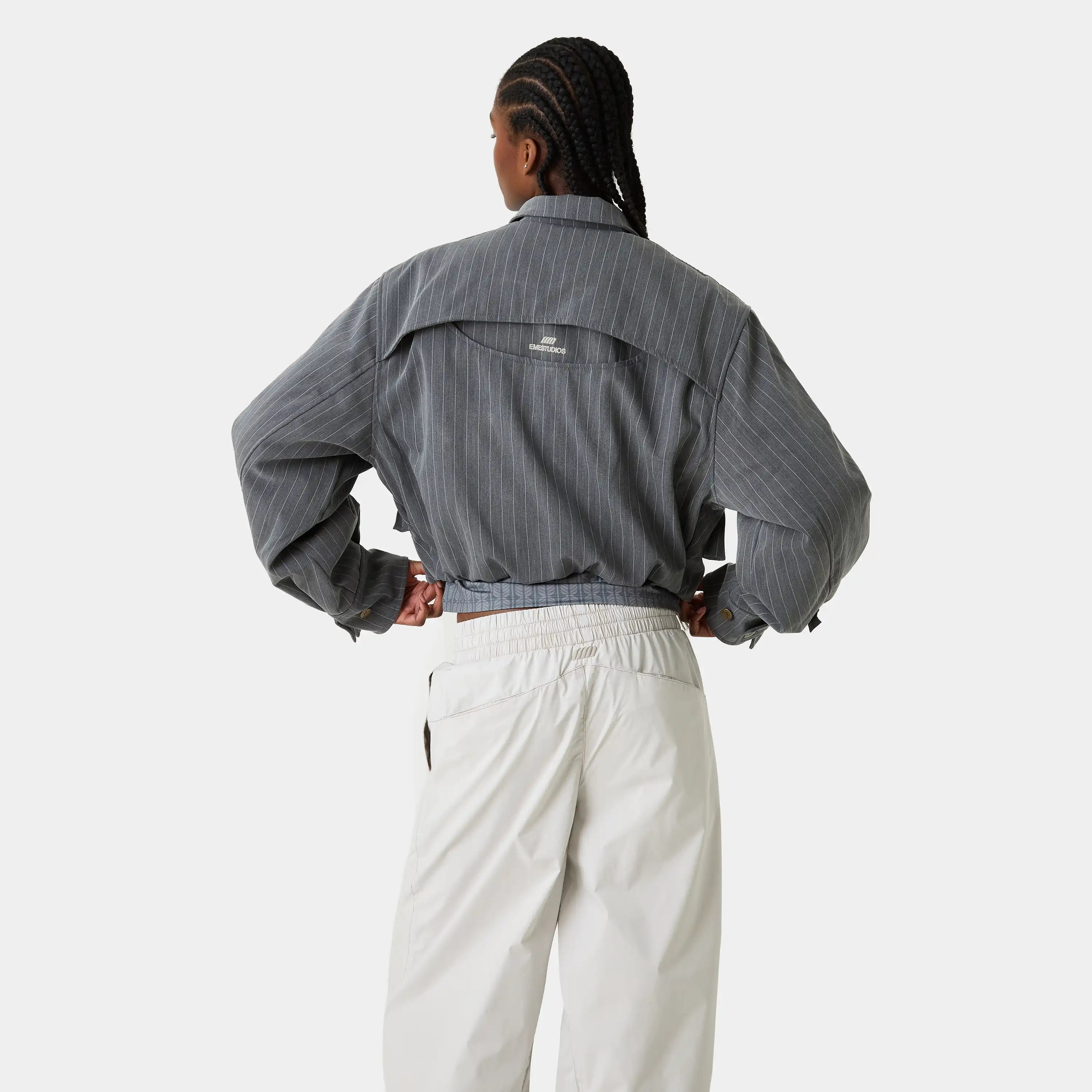 Pipi Grey Jacket Woman Outerwear Eme Studios