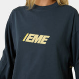 Thrill Navy Long Sleeve T-shirts eme