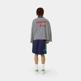 Cedar Navy Striped Long Sleeve T-shirts Eme Studios