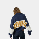 Thrill Mustard Zipper Knit Knitwear eme