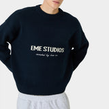 Master Navy Knit Sweater Knitwear eme