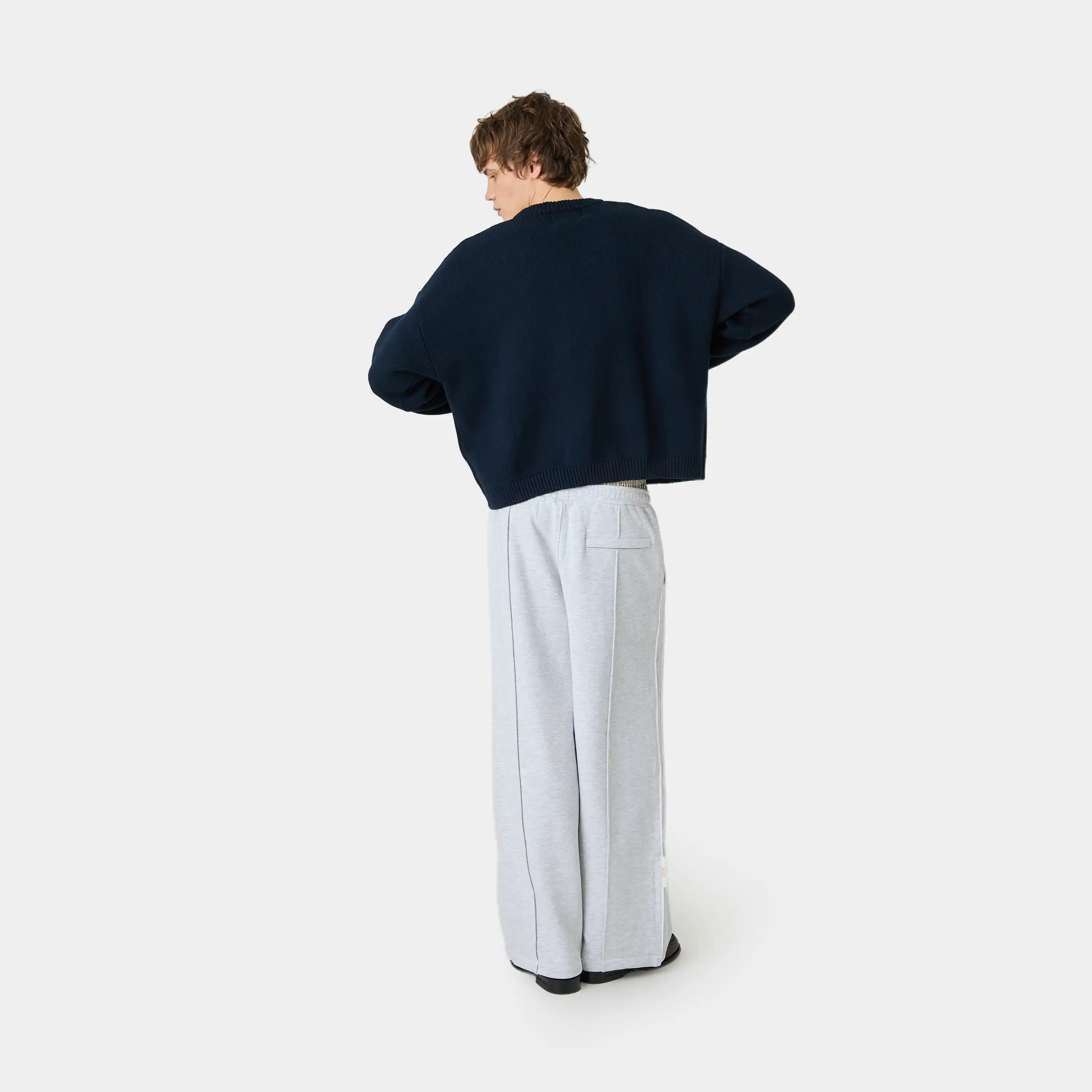 Master Navy Knit Sweater Knitwear eme