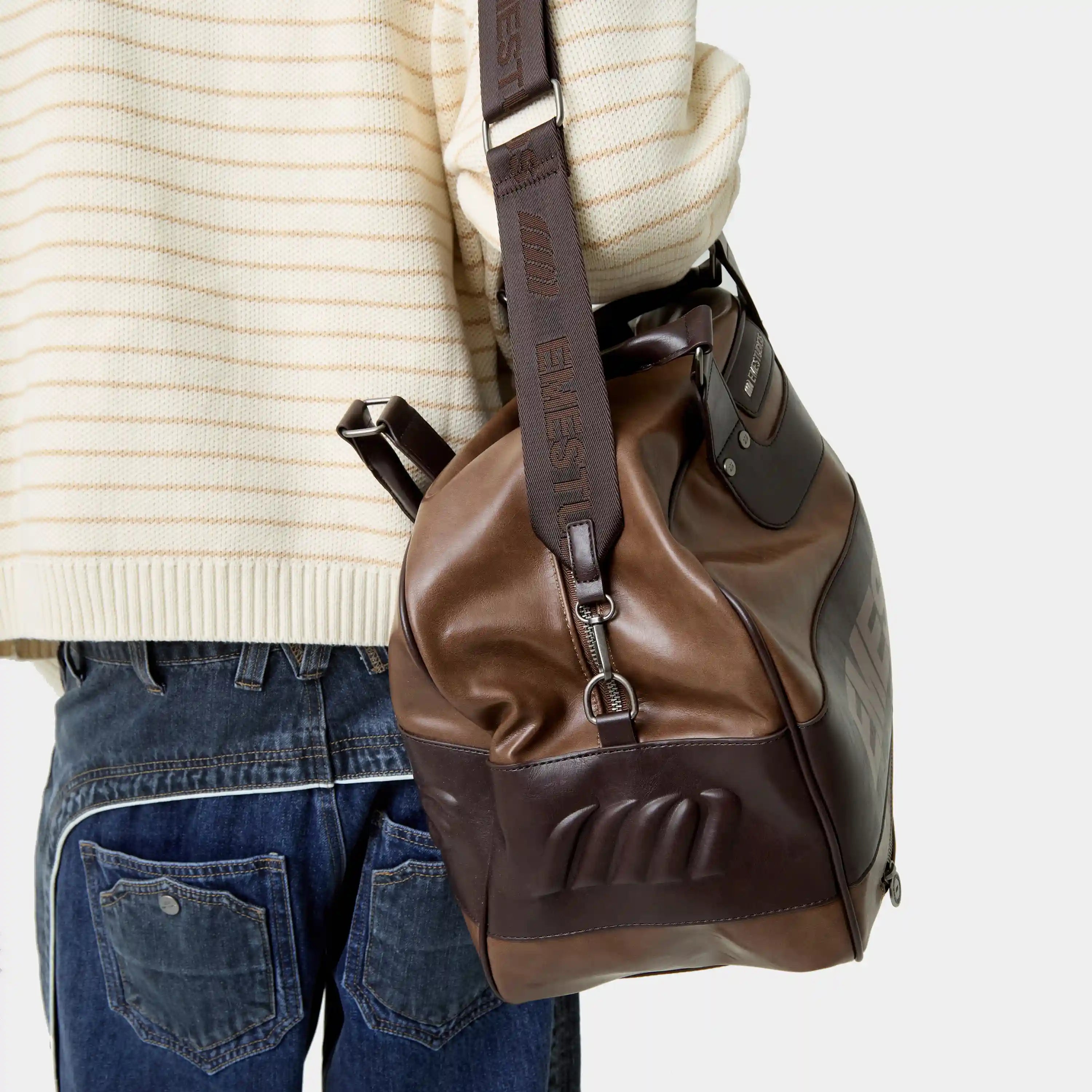 Rush Brown Duffle Bag Accesories Eme Studios