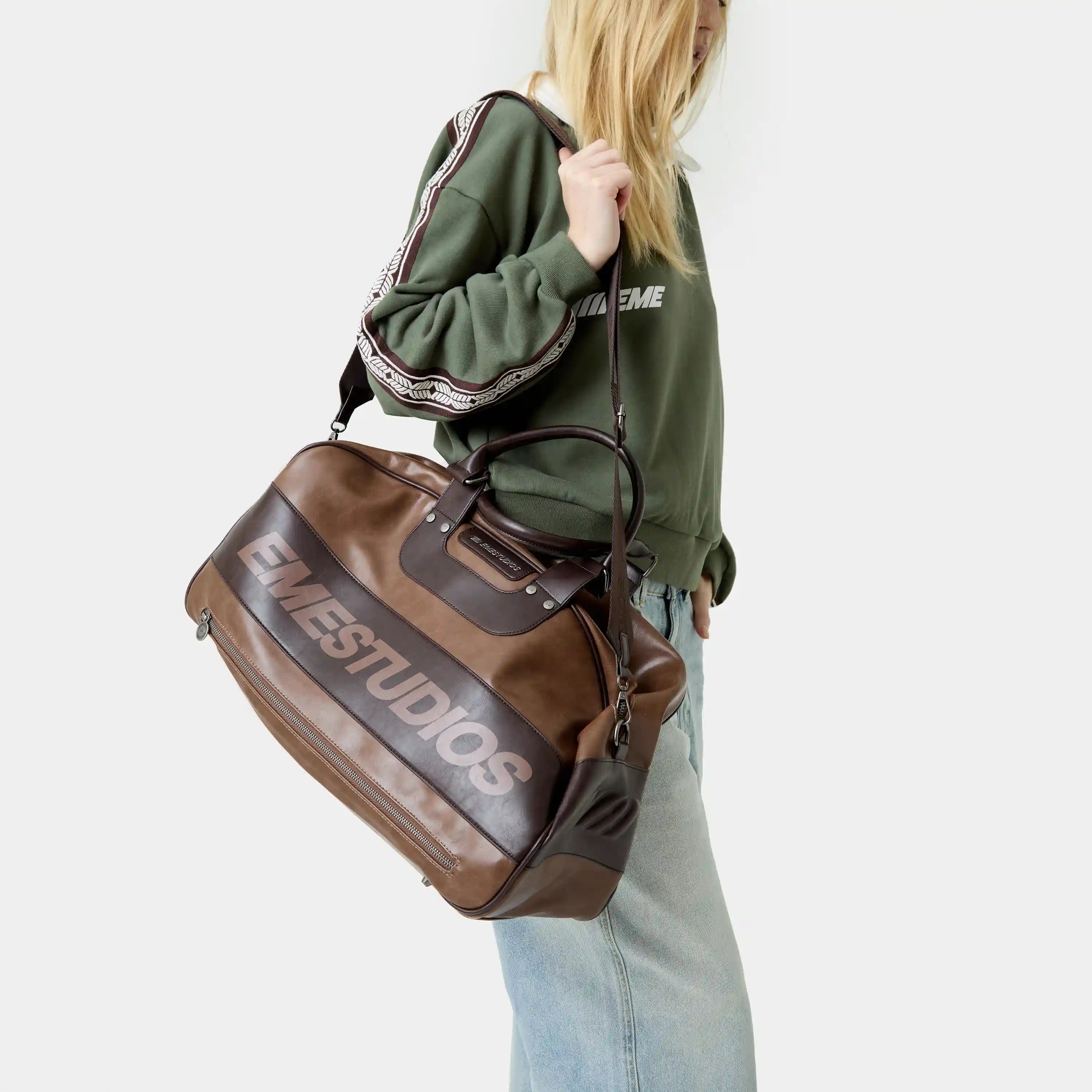 Rush Brown Duffle Bag Accesories Eme Studios
