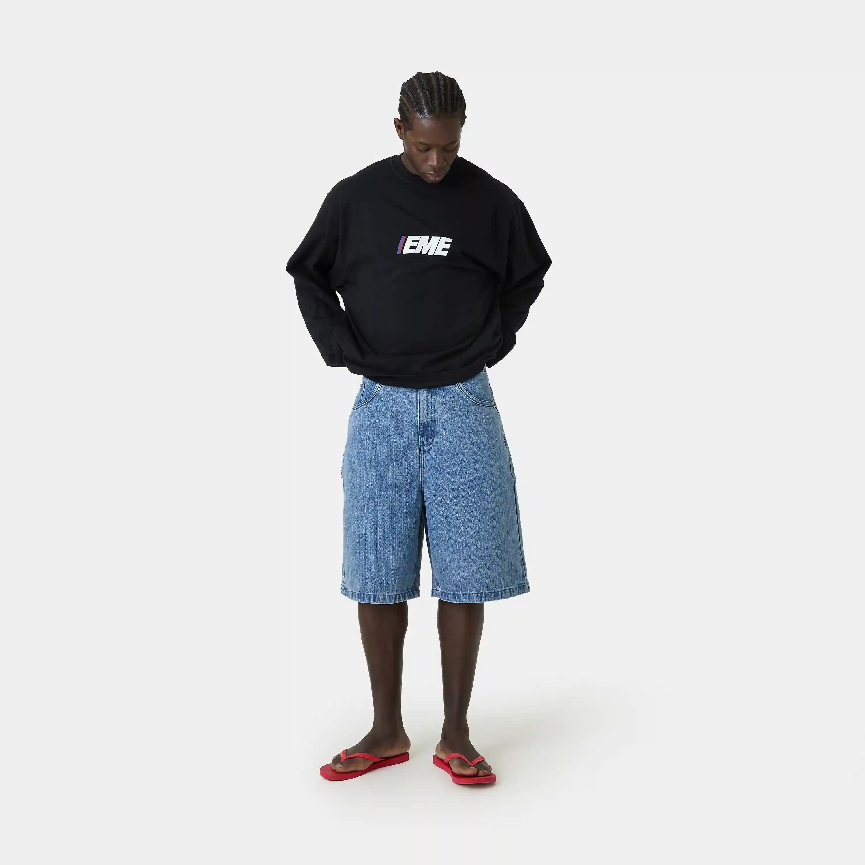 Andy Scratch Denim Jorts Shorts eme