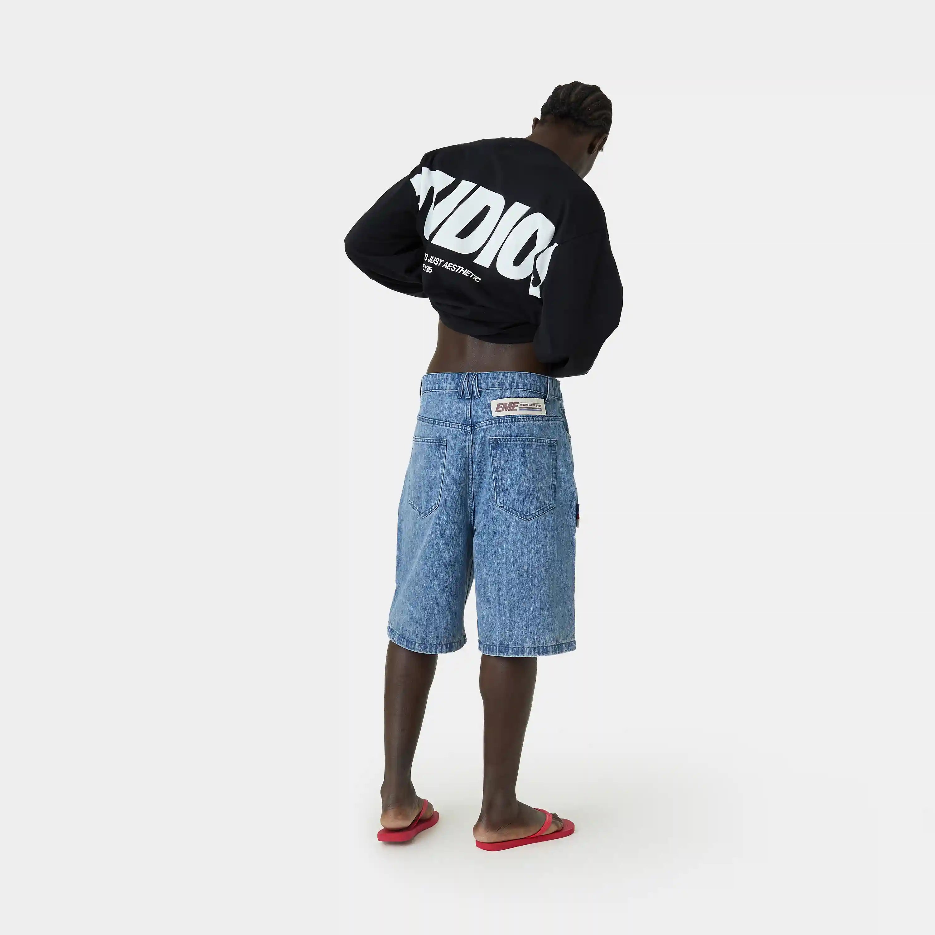Andy Scratch Denim Jorts Shorts eme