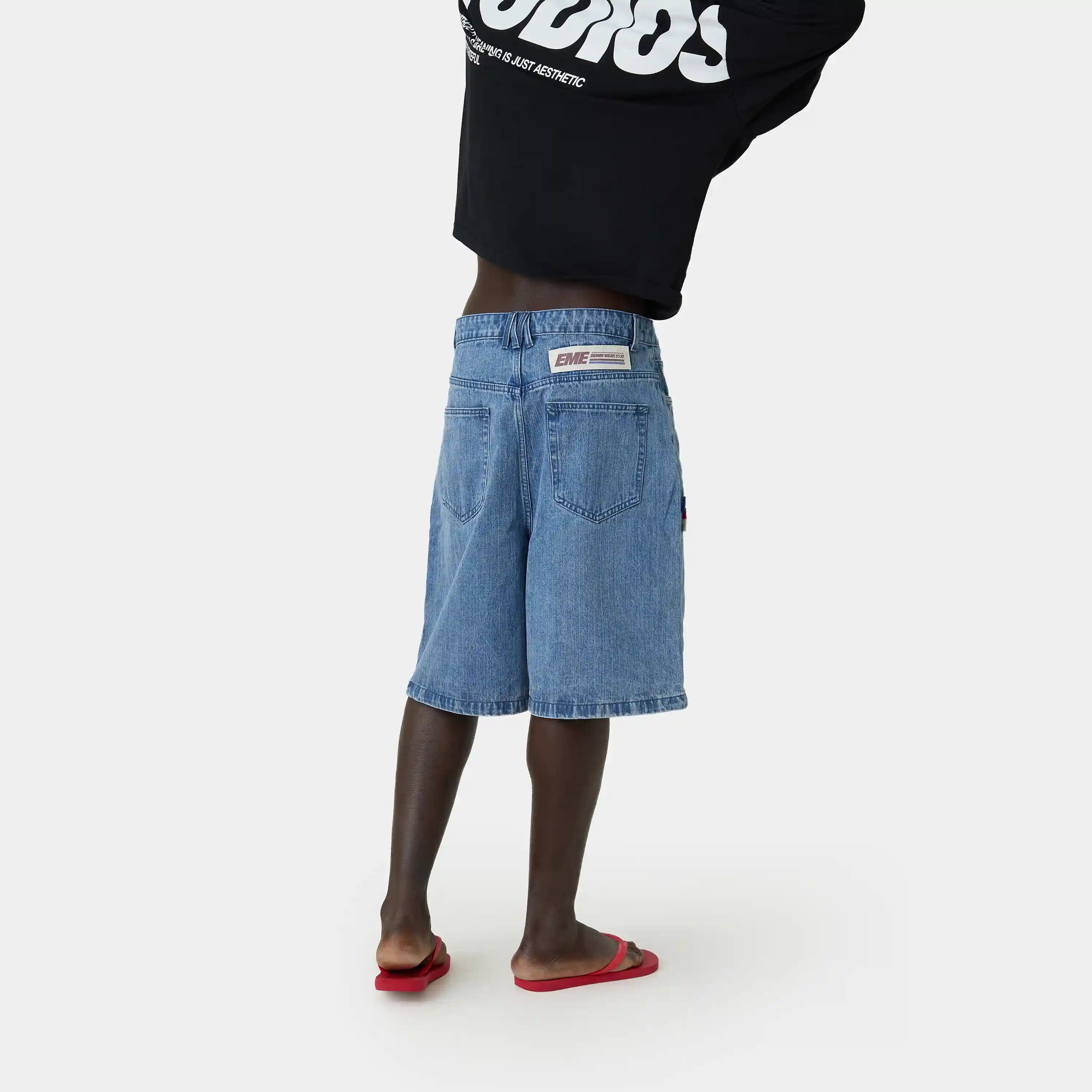 Andy Scratch Denim Jorts Shorts eme