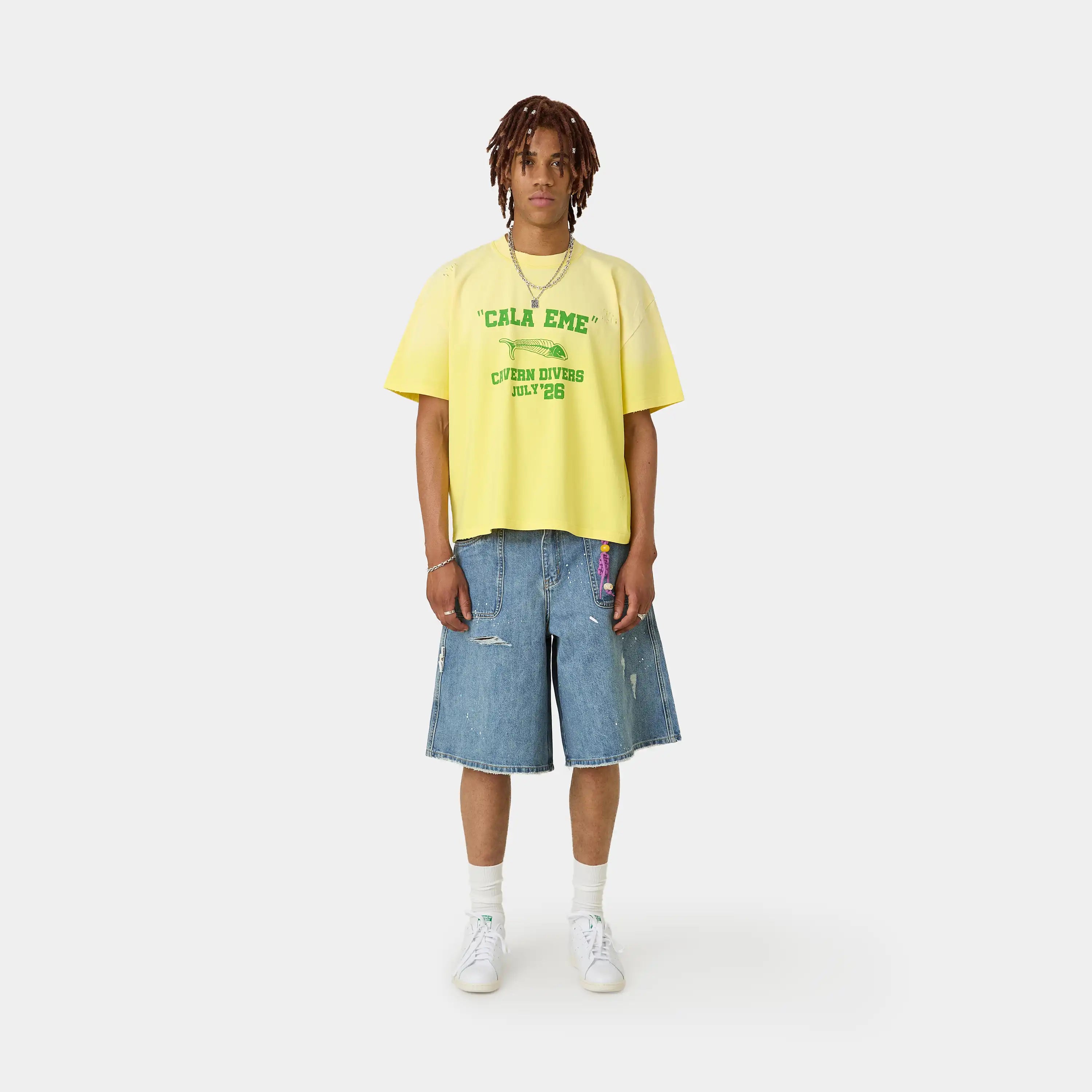 Ocean Club Lemon Oversized Tee T-shirts Eme Studios