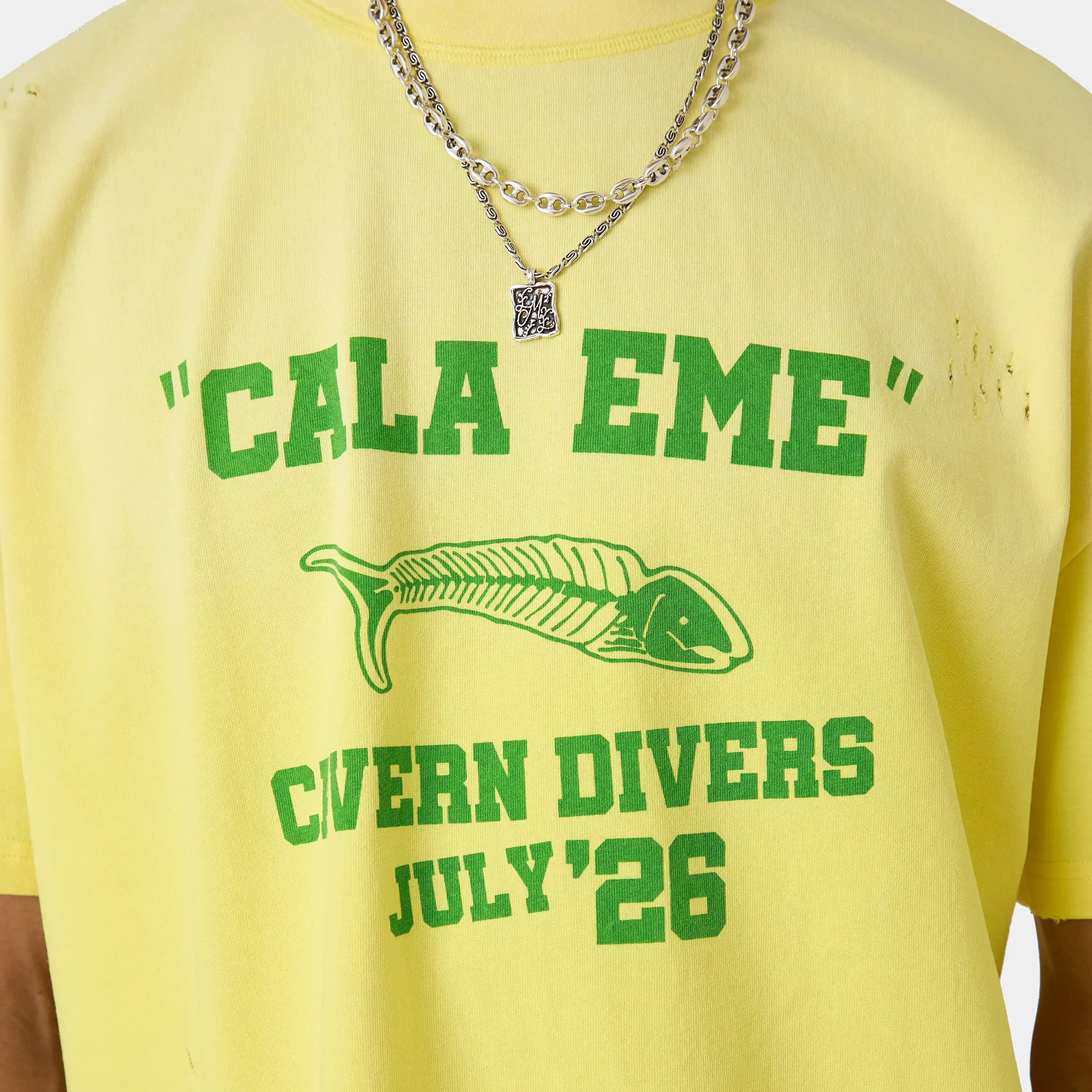 Ocean Club Lemon Oversized Tee T-shirts Eme Studios