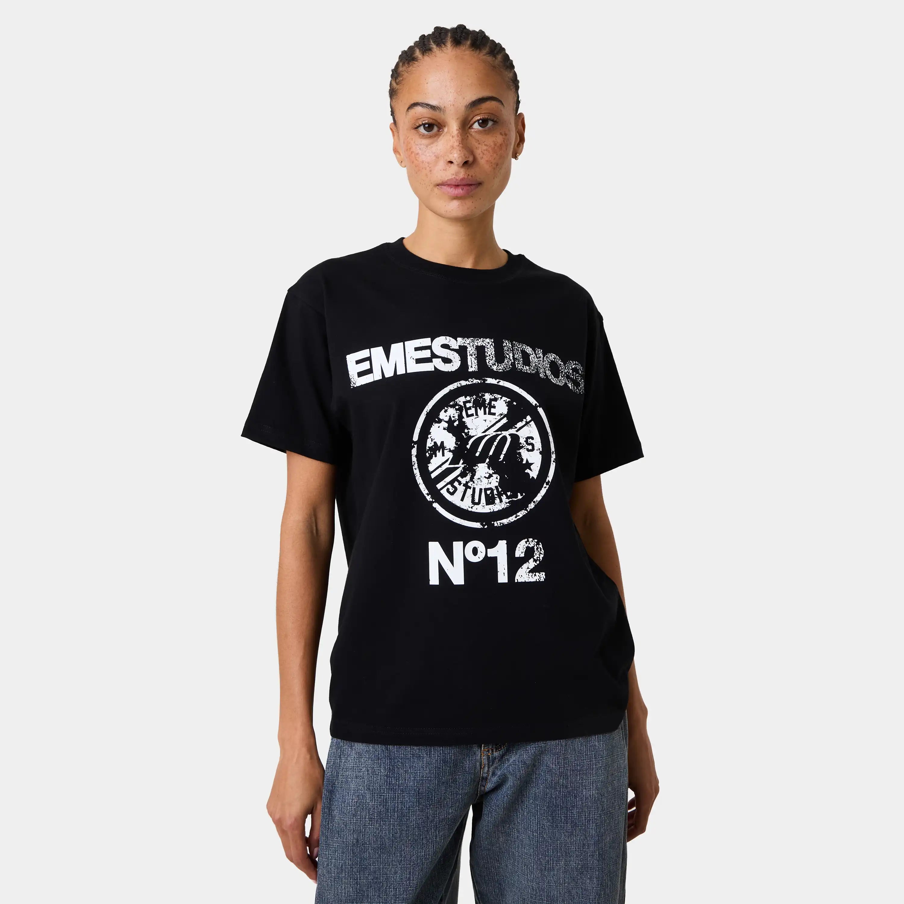 Bled Black Regular Tee T-shirts Eme Studios