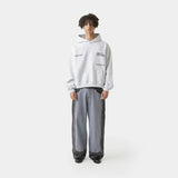 DNA Heather Grey Oversized Hoodie Hoodies Eme Studios