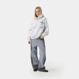 DNA Heather Grey Oversized Hoodie Hoodies Eme Studios