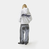 DNA Heather Grey Oversized Hoodie Hoodies Eme Studios