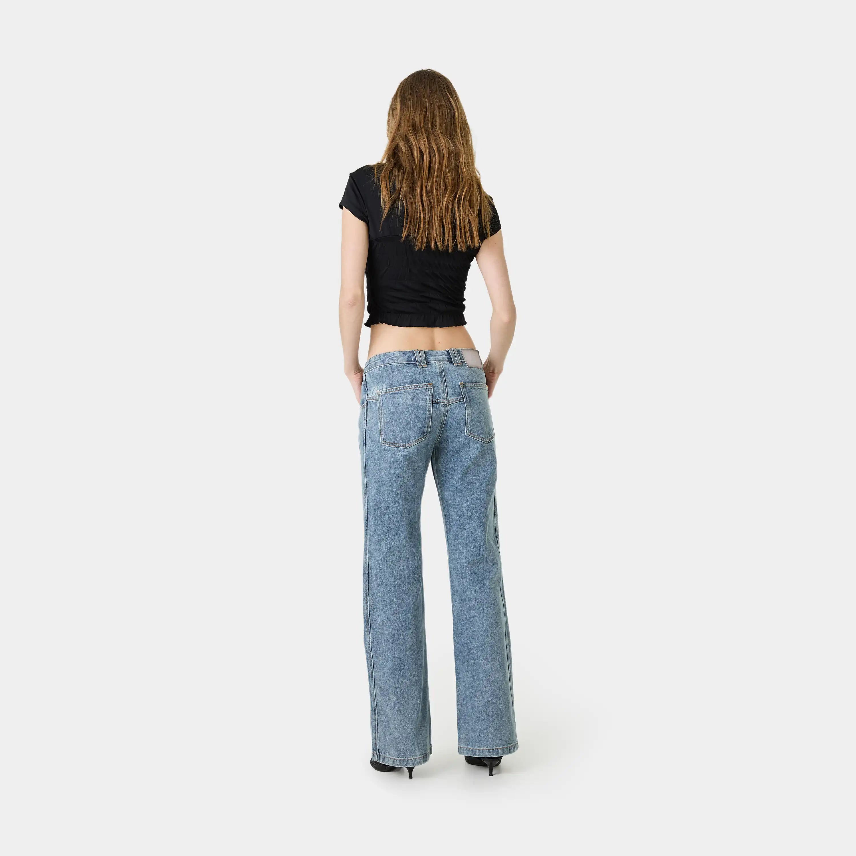 O2 Flare Vintage Grey Pants Woman Pants Eme Studios