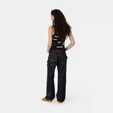 Vitel Flared Raw Denim Pants Pants Eme Studios