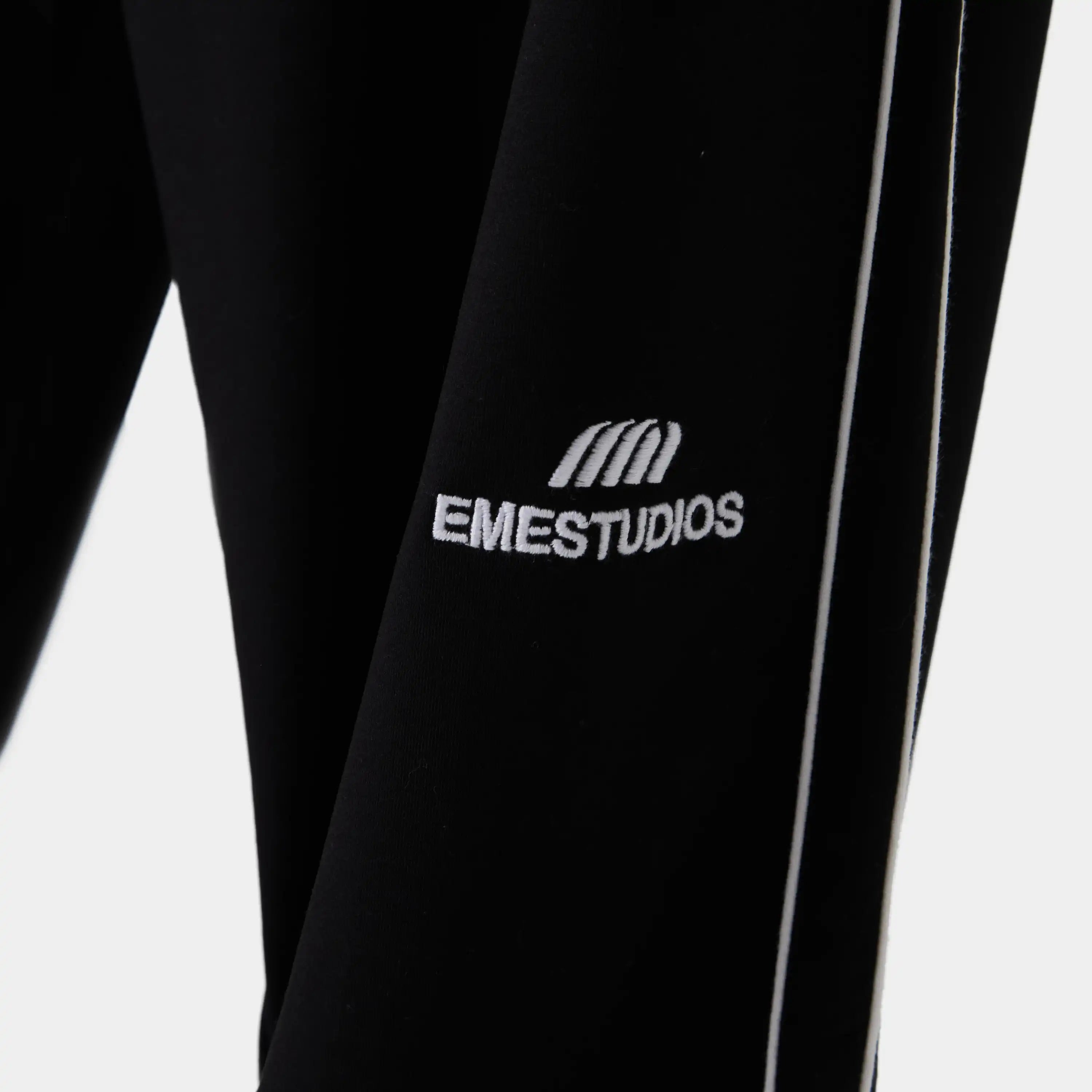 Somm Black Baggy Sweatpants Pants eme