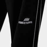 Somm Black Baggy Sweatpants Pants eme