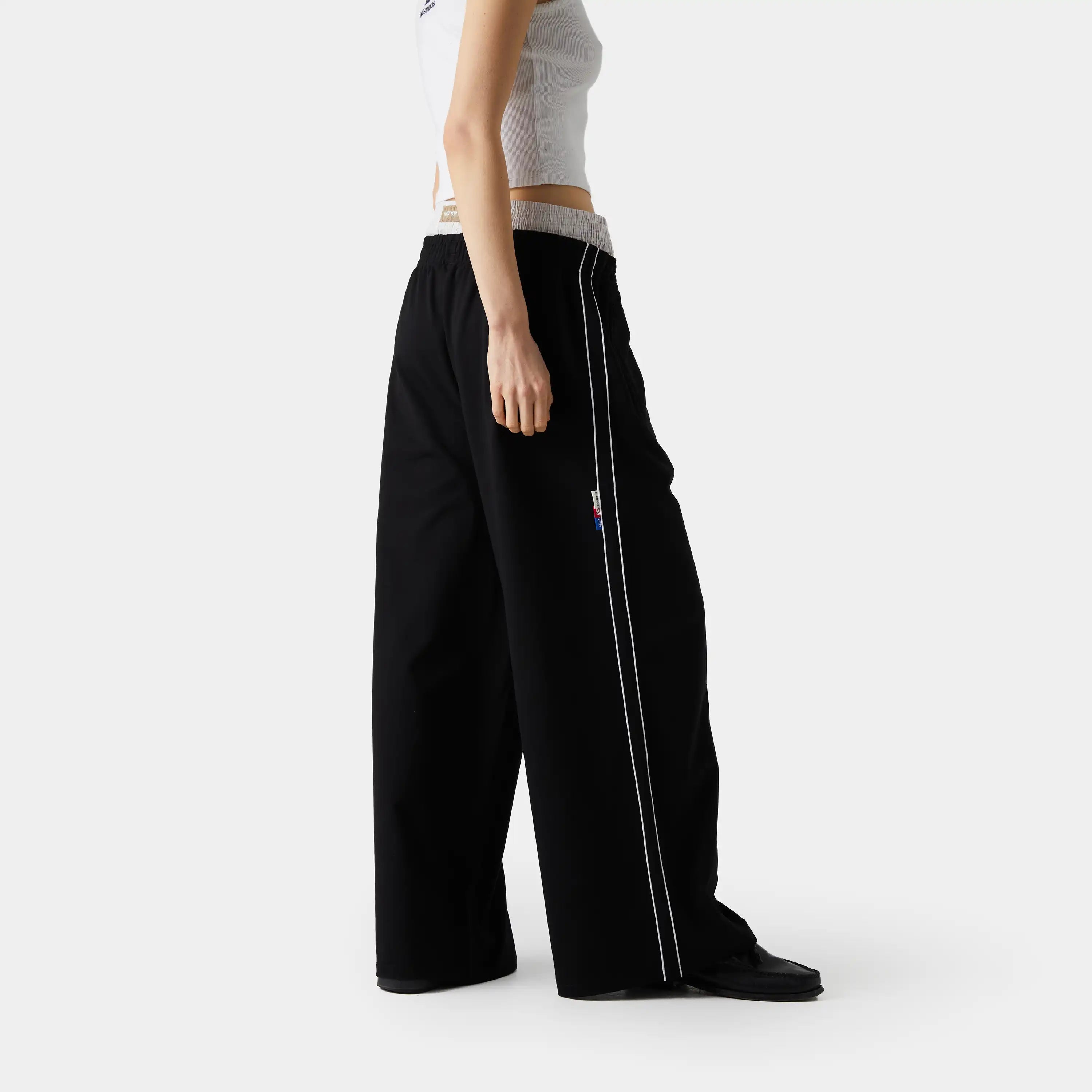 Somm Black Baggy Sweatpants Pants eme