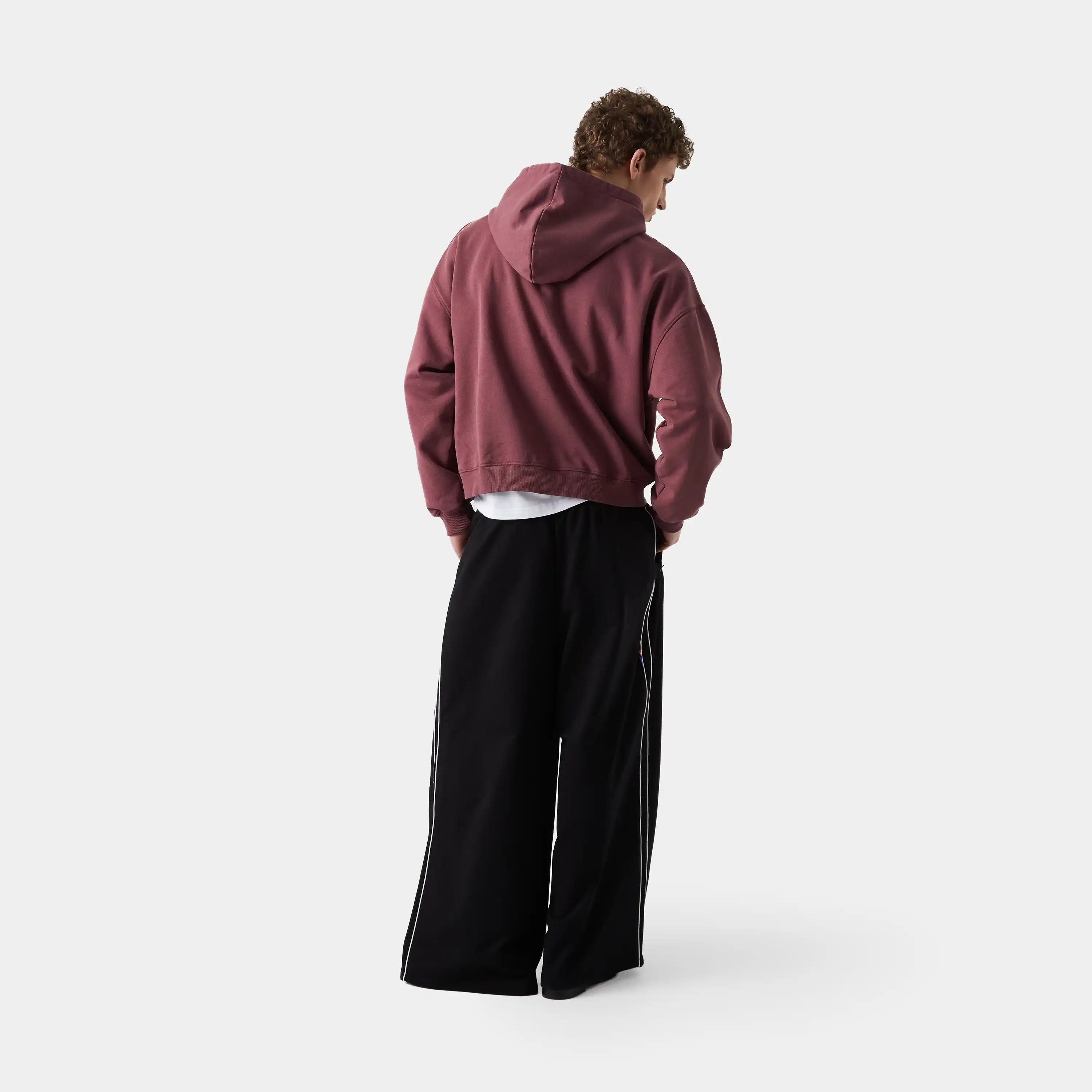 Somm Black Baggy Sweatpants Pants eme