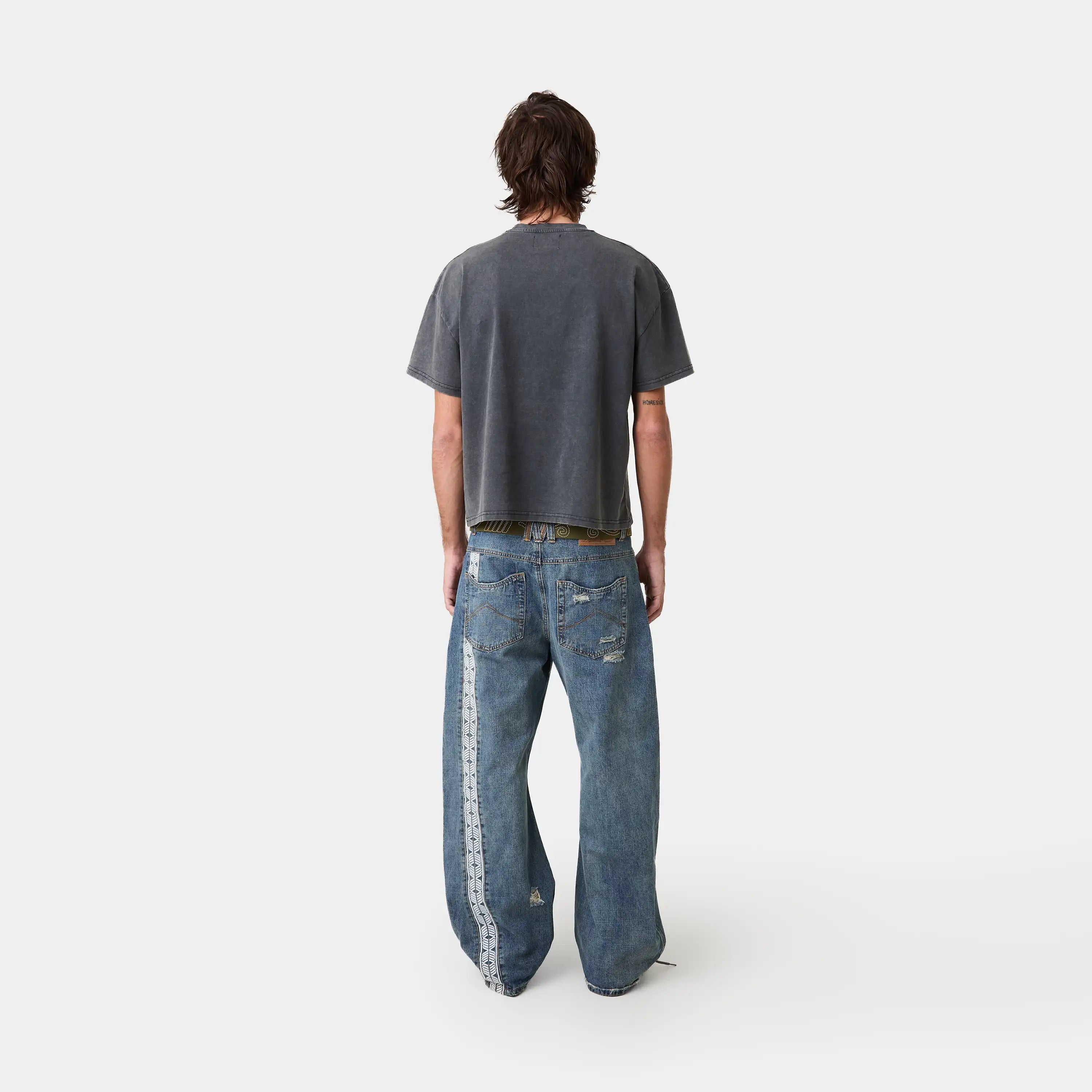 Double Patch Shadow Oversized Tee T-shirts Eme Studios
