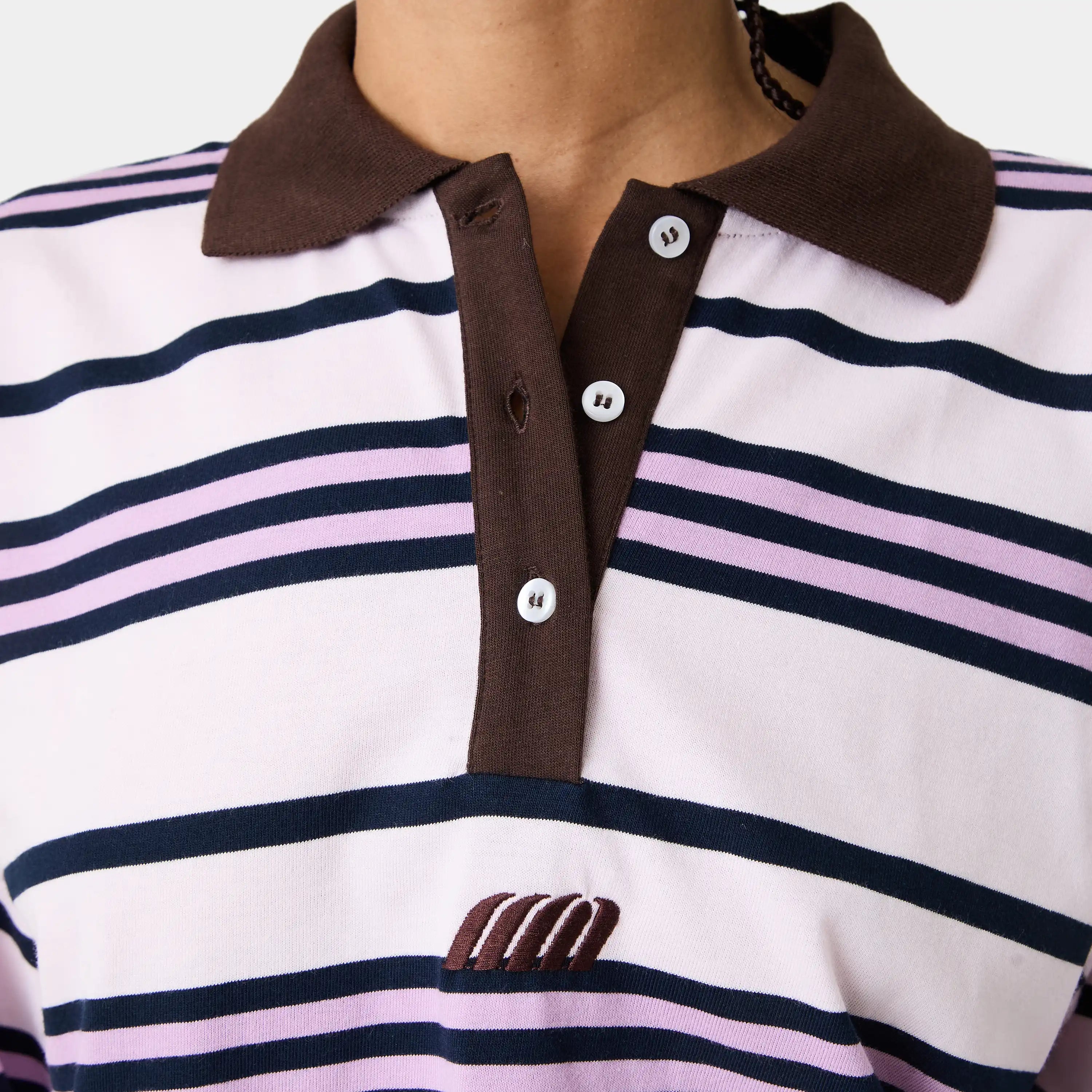 Nina Lollipop Stripped Polo Woman T-Shirts Eme Studios