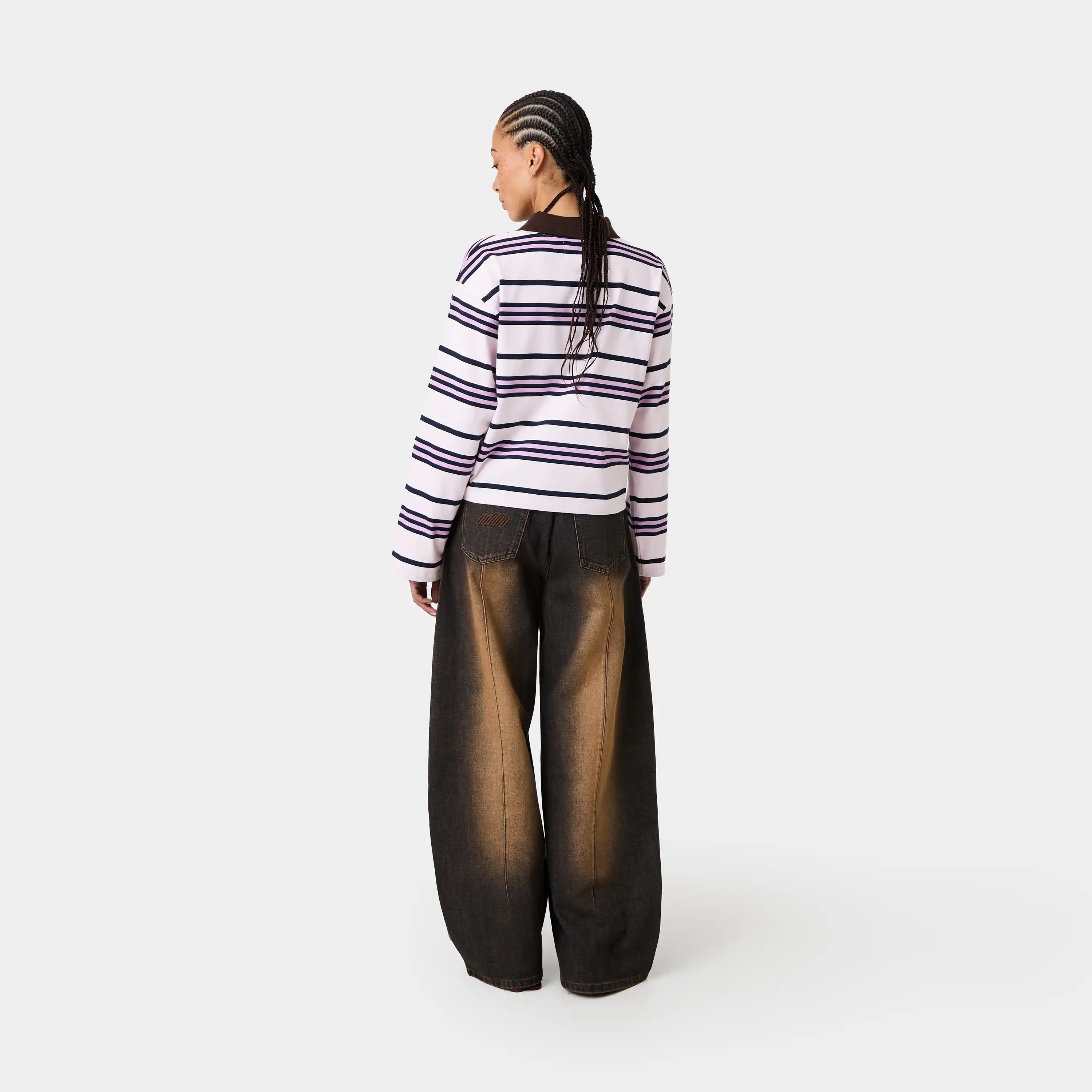 Nina Lollipop Stripped Polo Woman T-Shirts Eme Studios