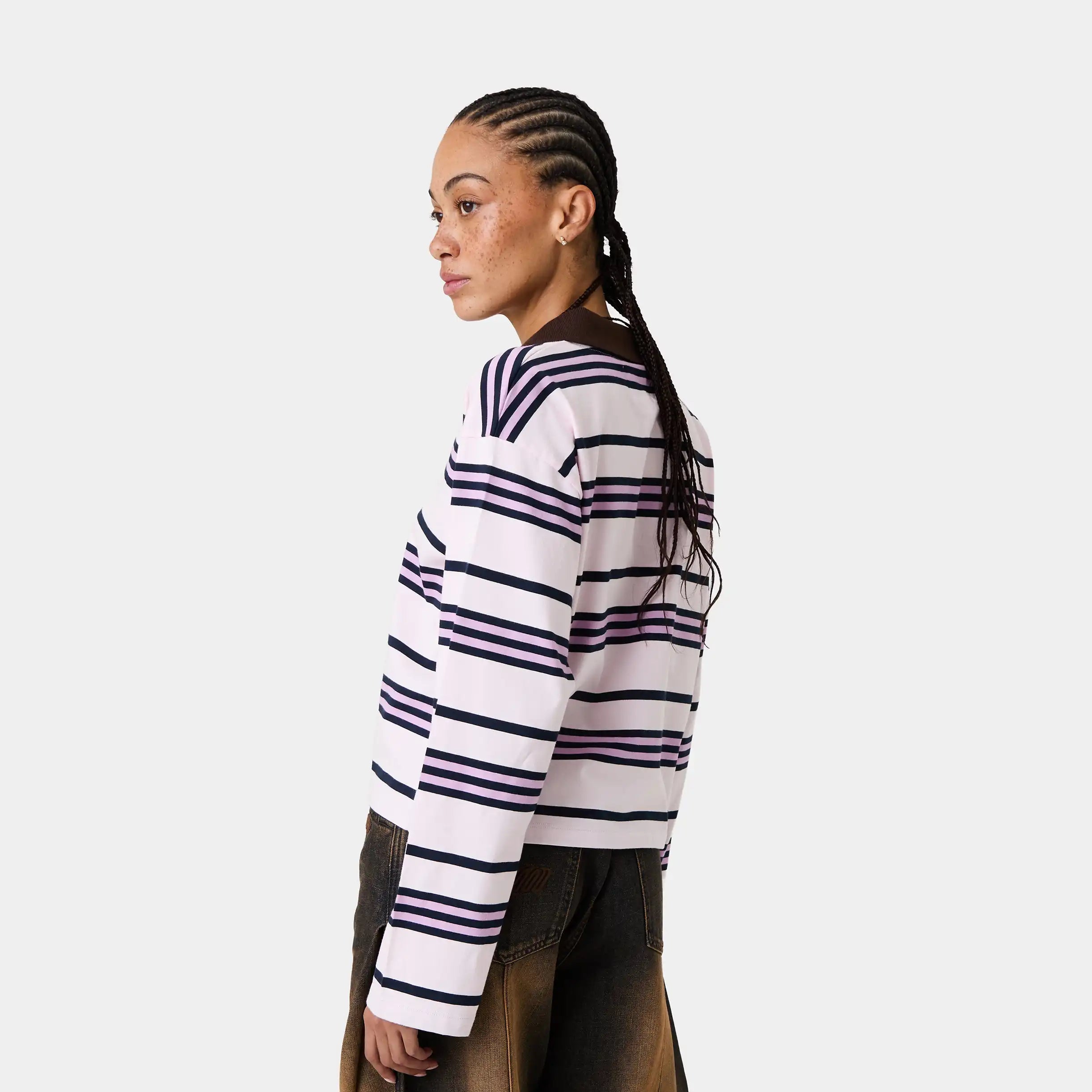 Nina Lollipop Stripped Polo Woman T-Shirts Eme Studios