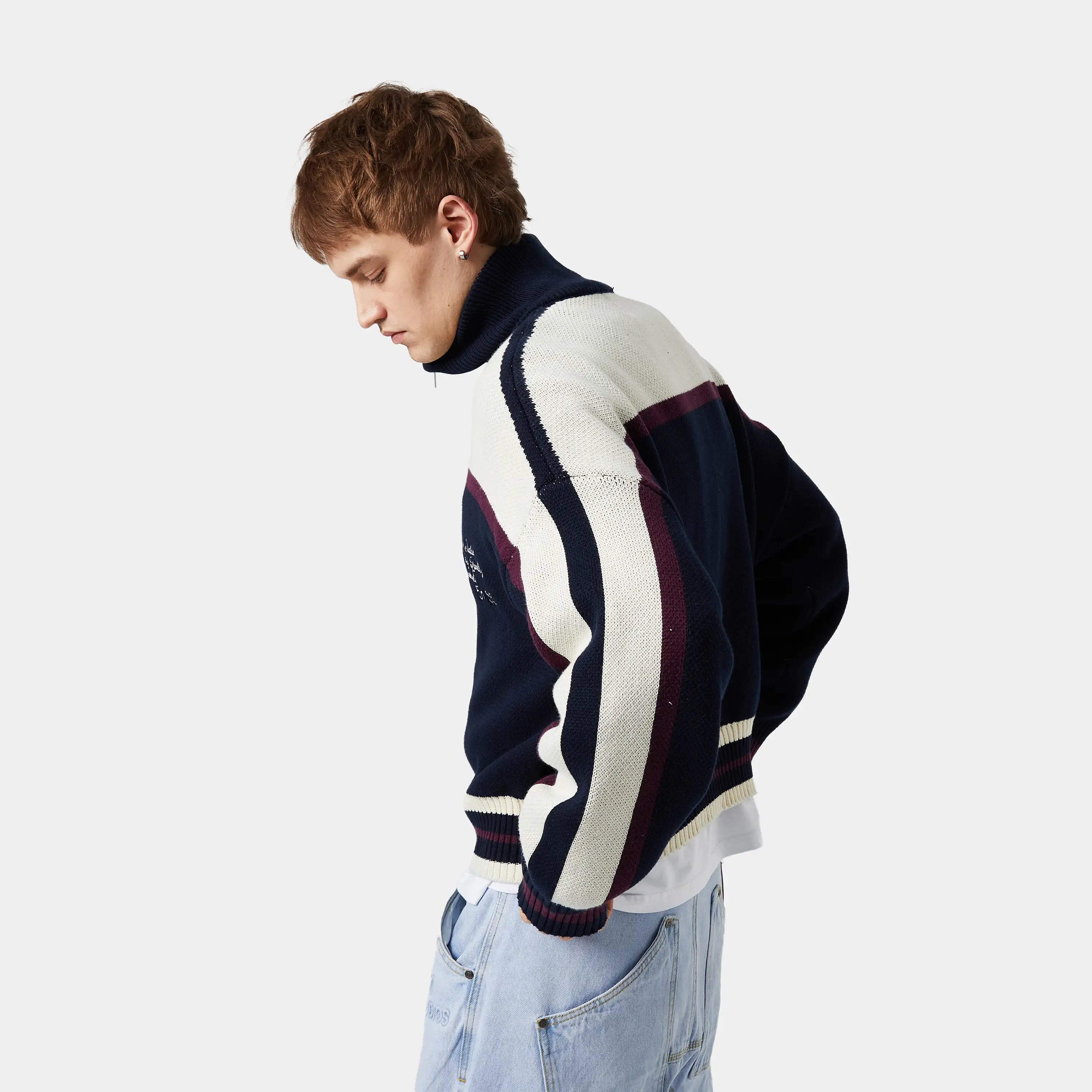 Frisona Zipper Knit Knitwear eme