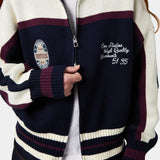 Frisona Zipper Knit Knitwear eme