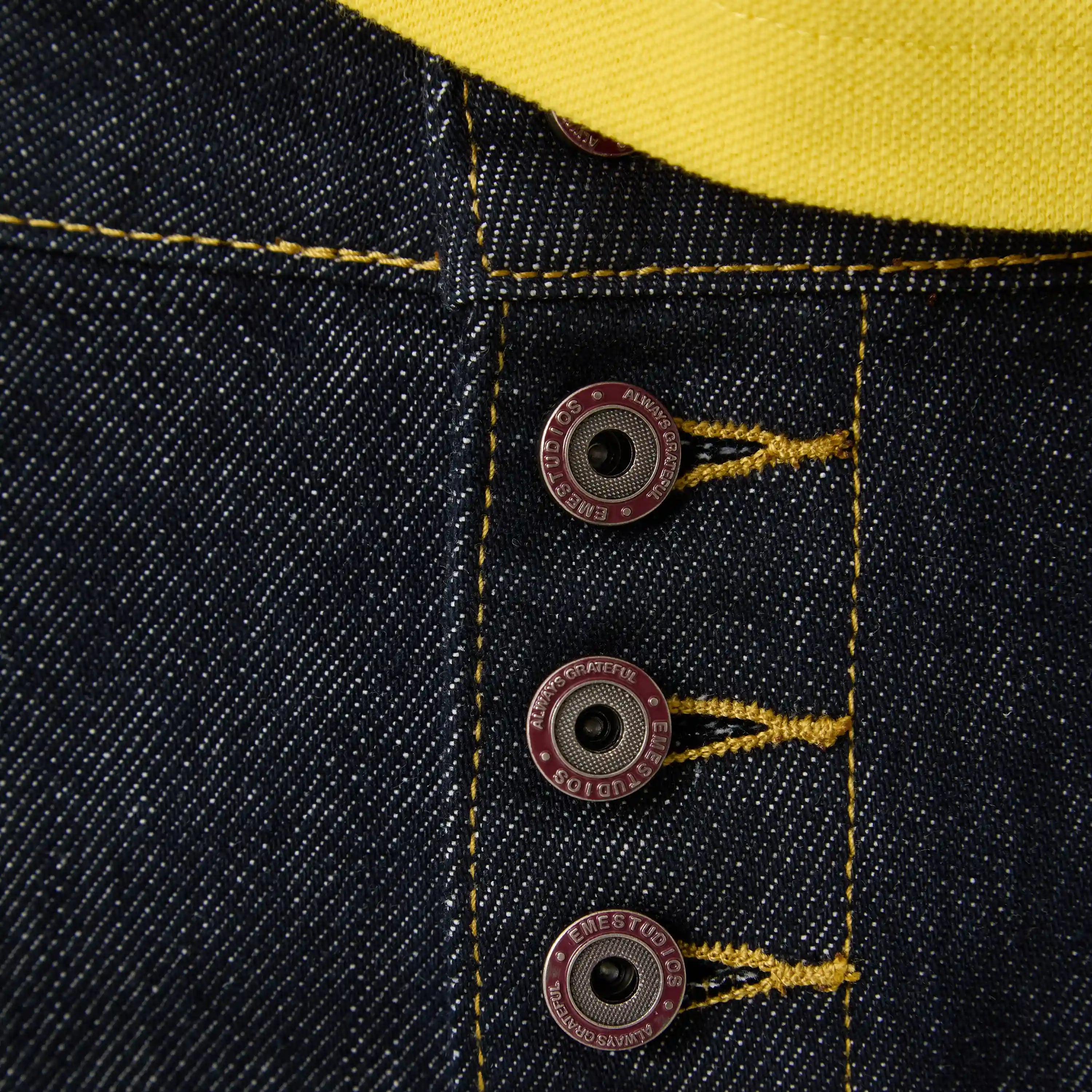 Vitel Flared Raw Denim Pants Pants Eme Studios
