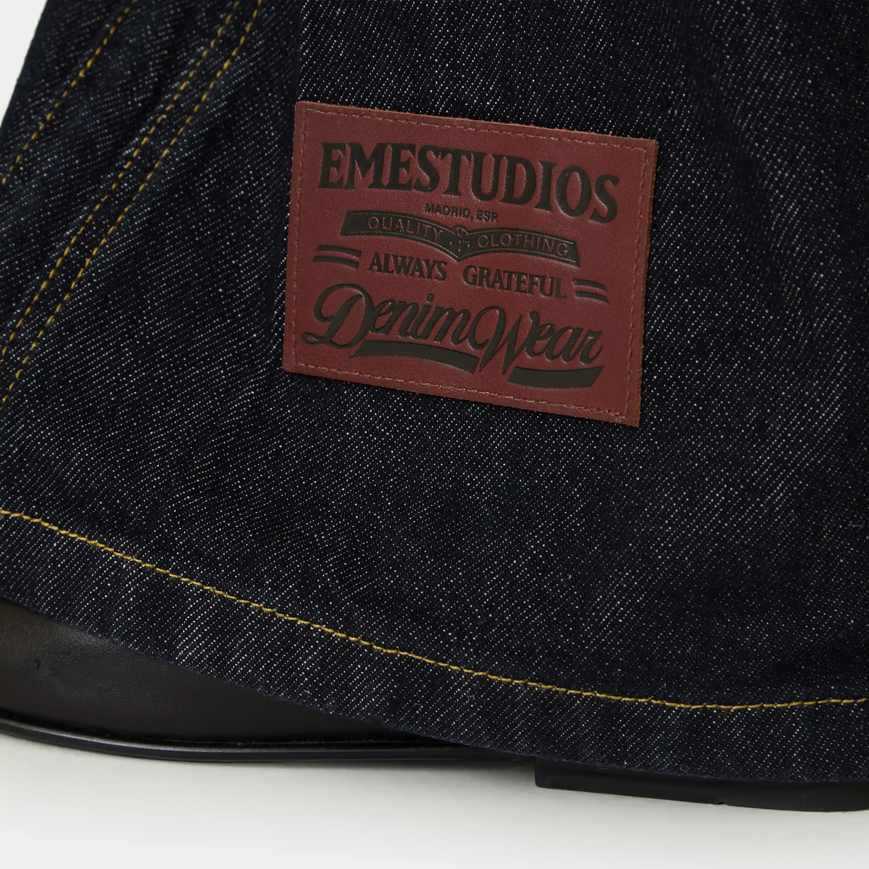 Vitel Flared Raw Denim Pants Pants Eme Studios
