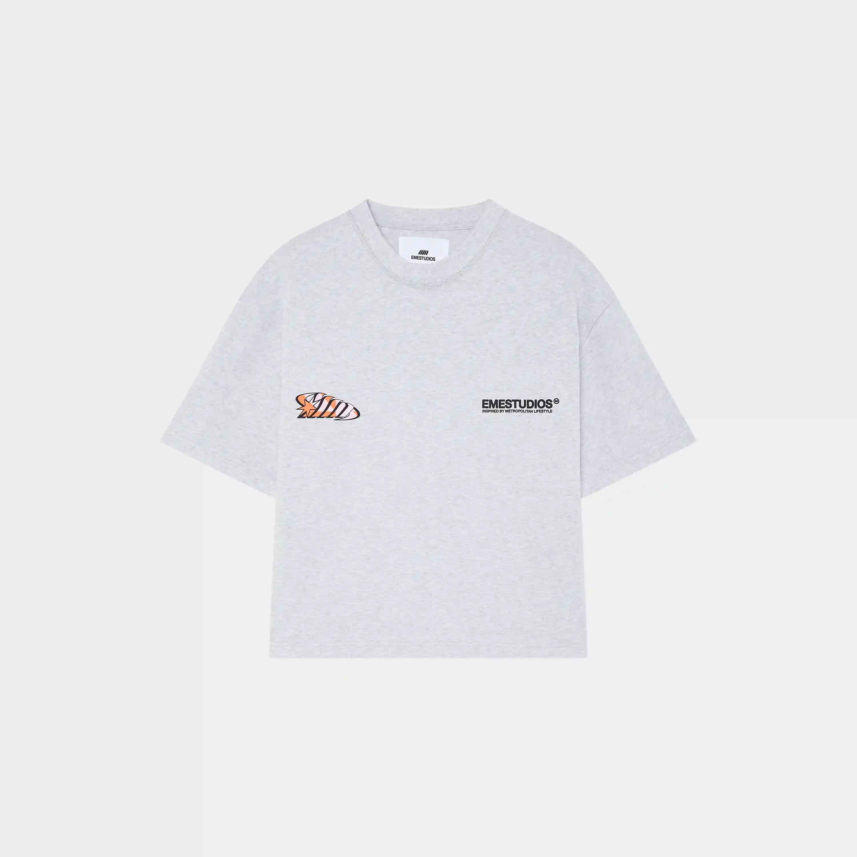Houndstooh Grey Oversized Tee T-shirts eme