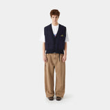 Nordhaven Night Sjy Knit Vest Knitwear eme