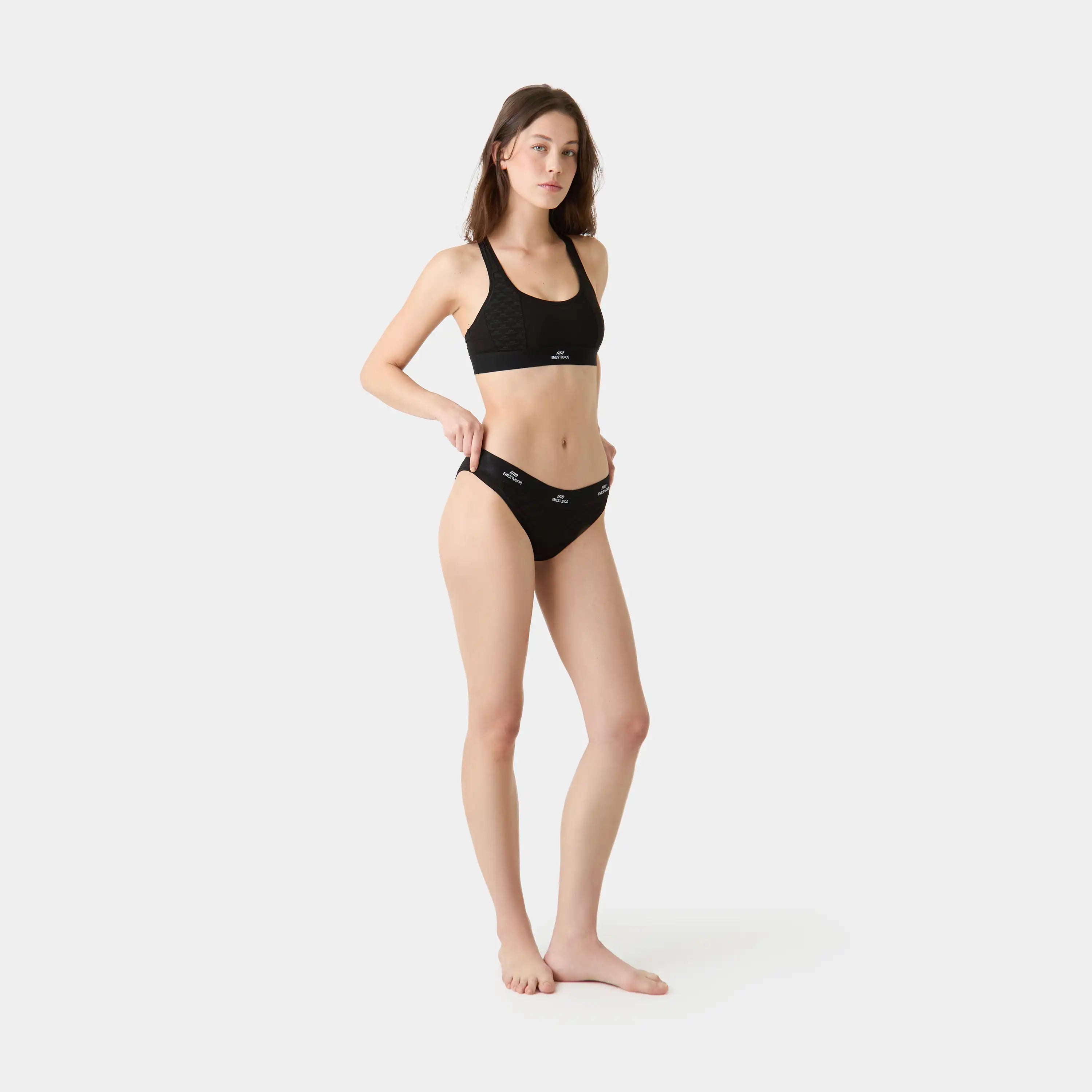 Moore Black Bra Woman Accessories Eme Studios