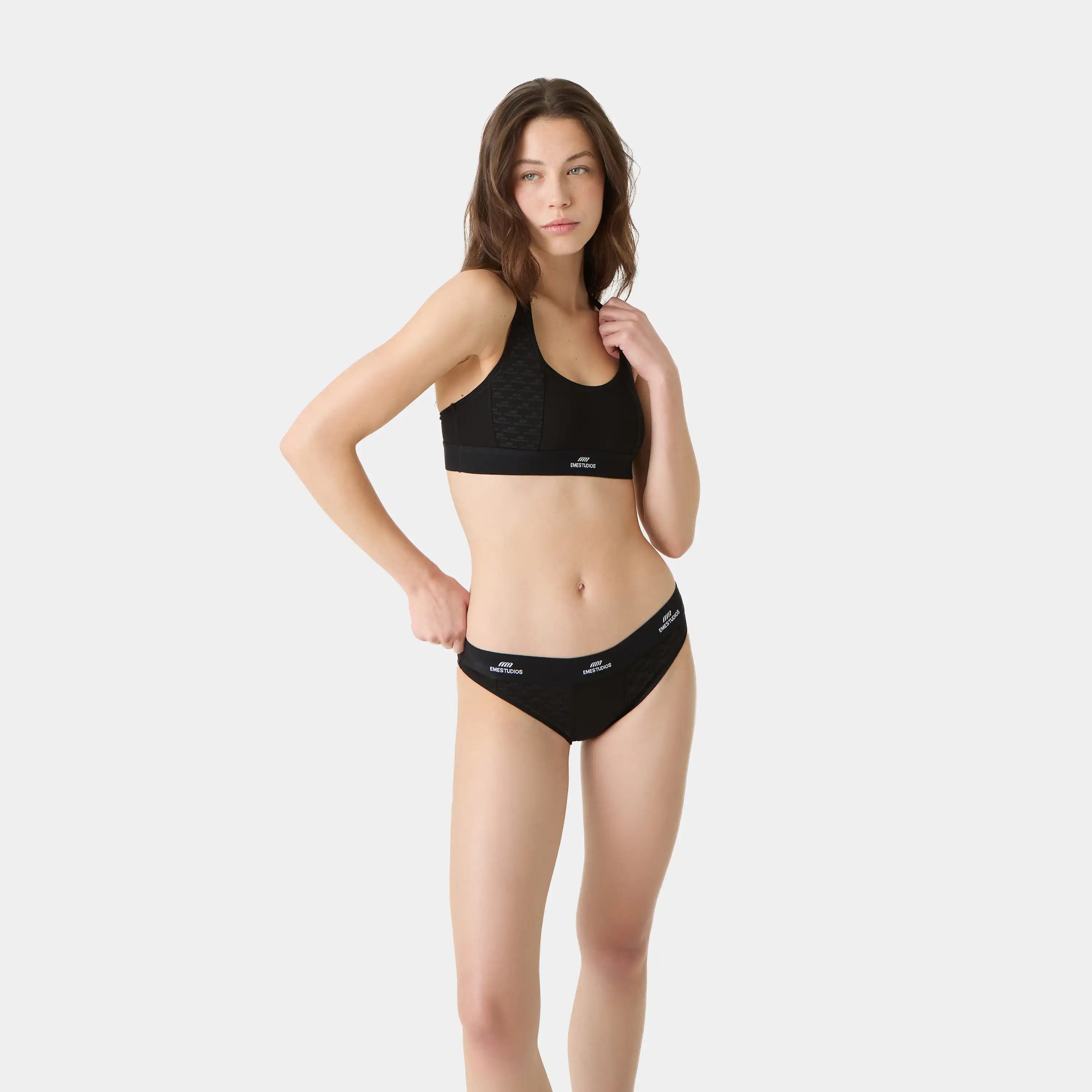 Moore Black Bra Woman Accessories Eme Studios