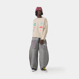 Patches Sand Oversized Crewneck Sweatshirts Eme Studios