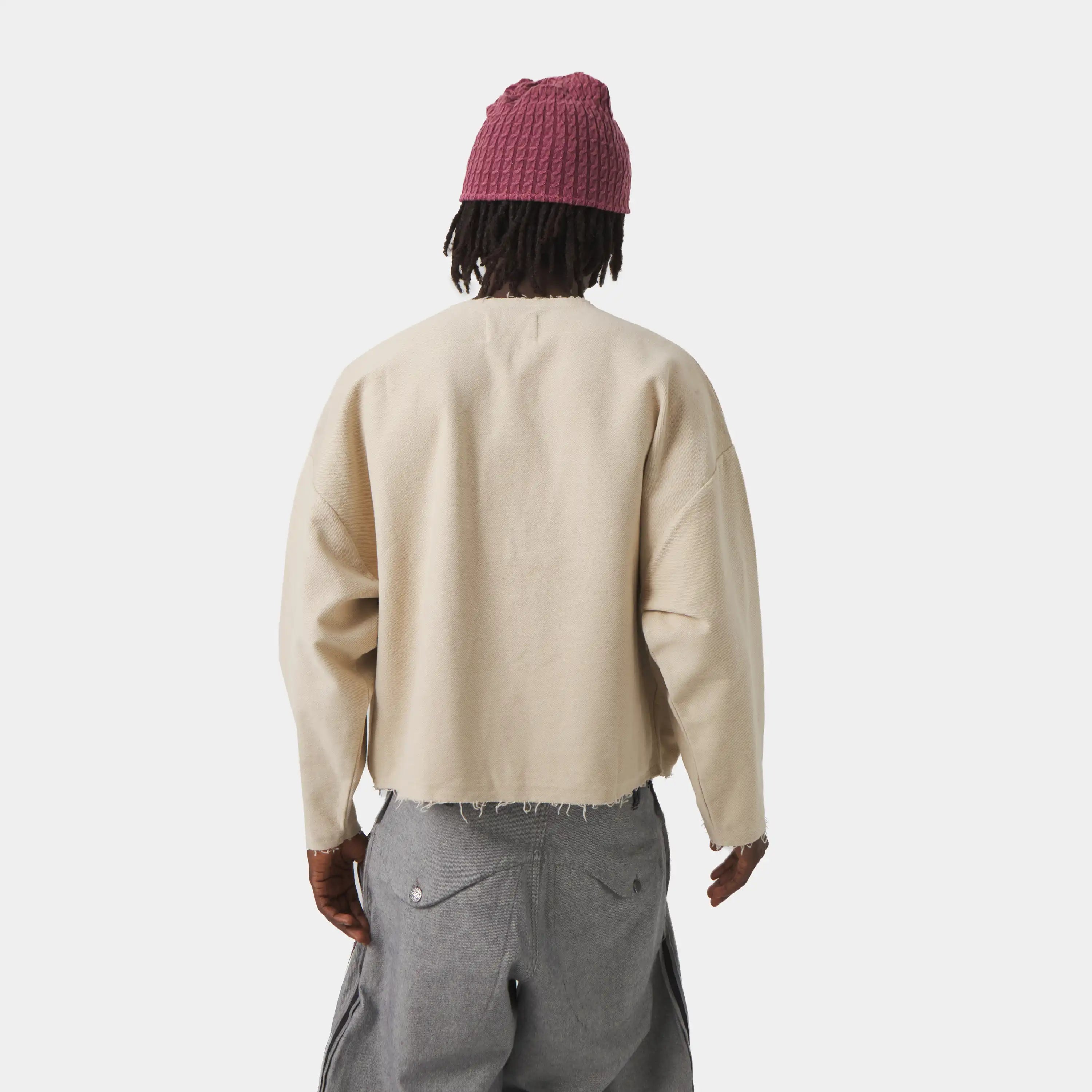 Patches Sand Oversized Crewneck Sweatshirts Eme Studios