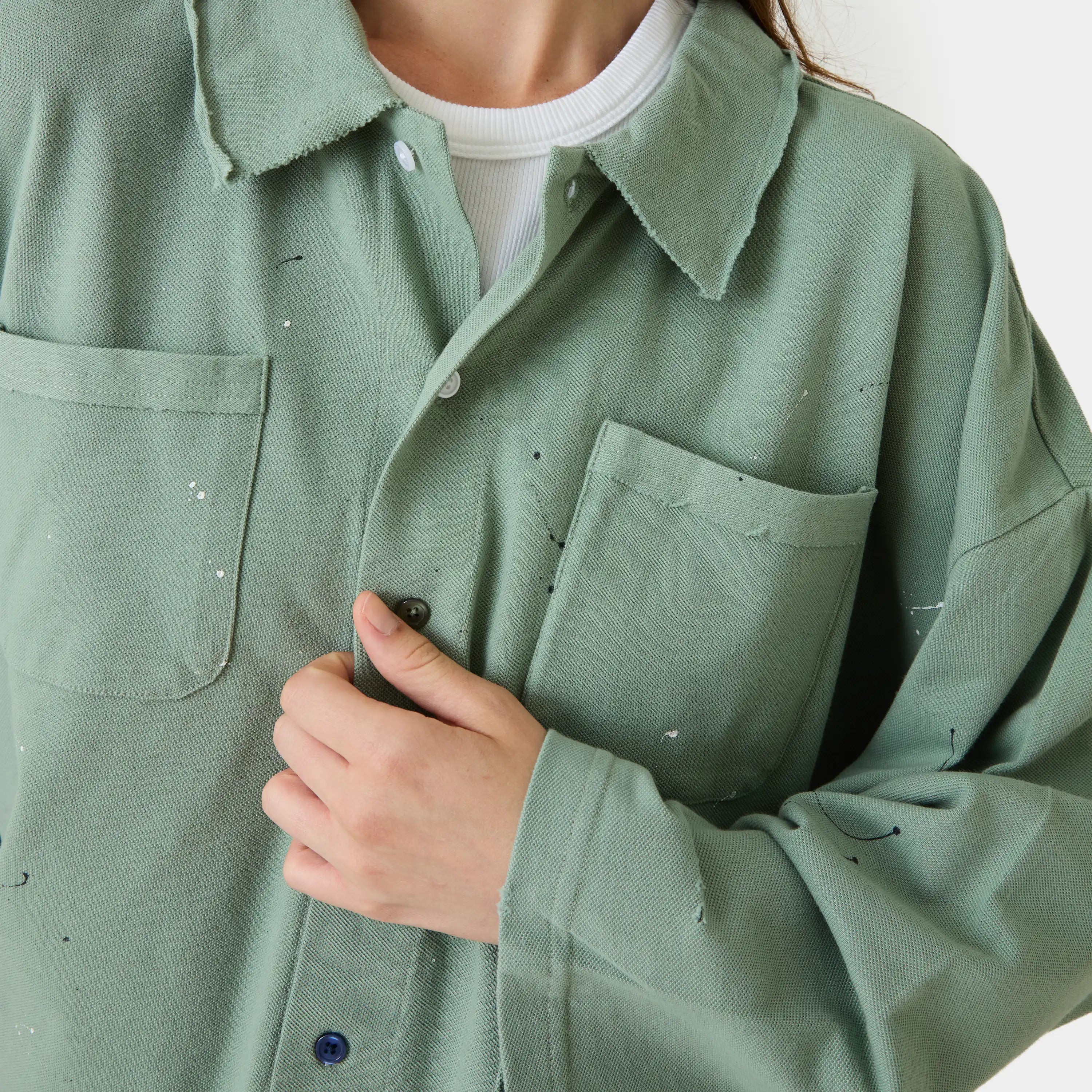 Riviera Sage Polo Shirt Shirts Eme Studios