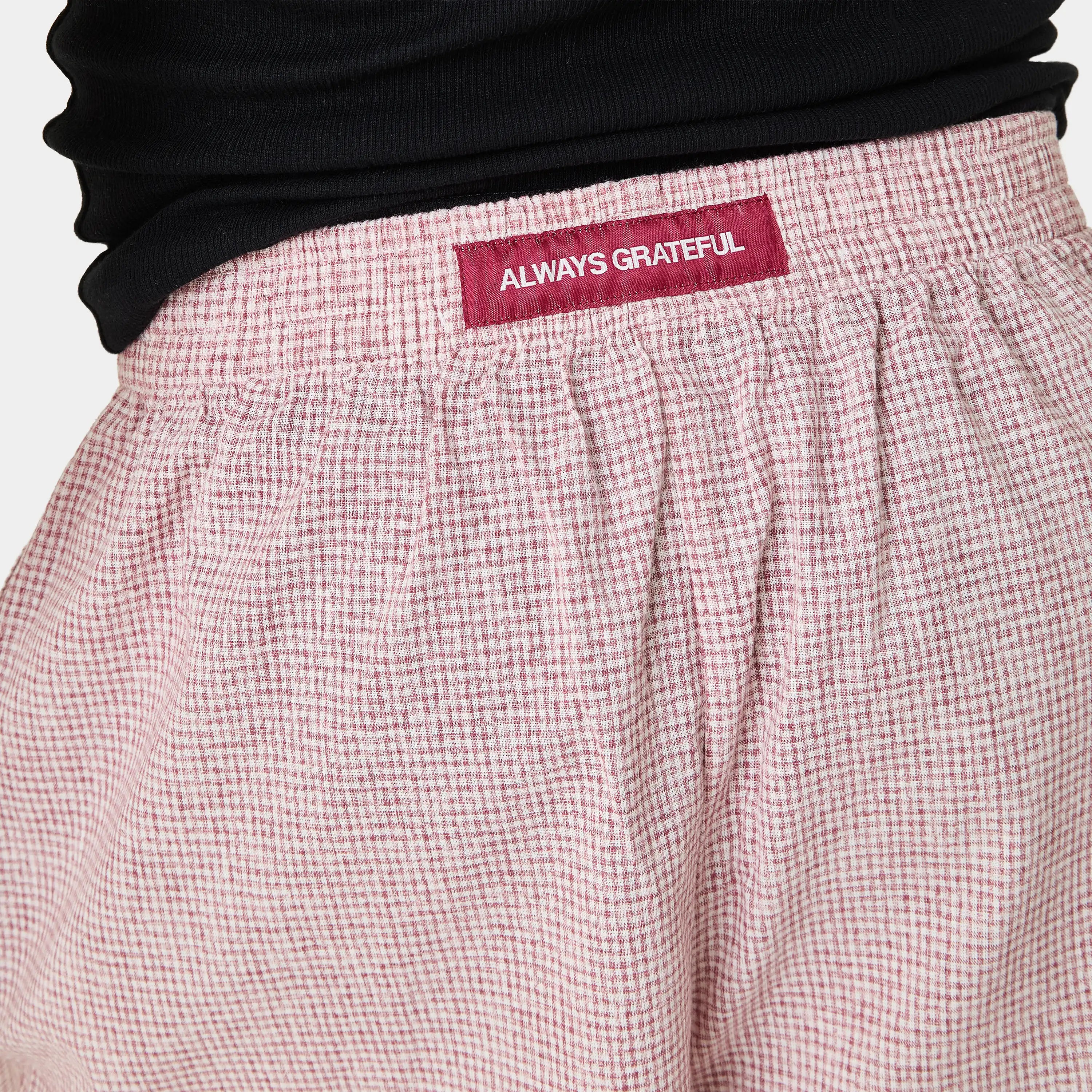 Llaut Jammies LS Cherry Vichy Shorts eme