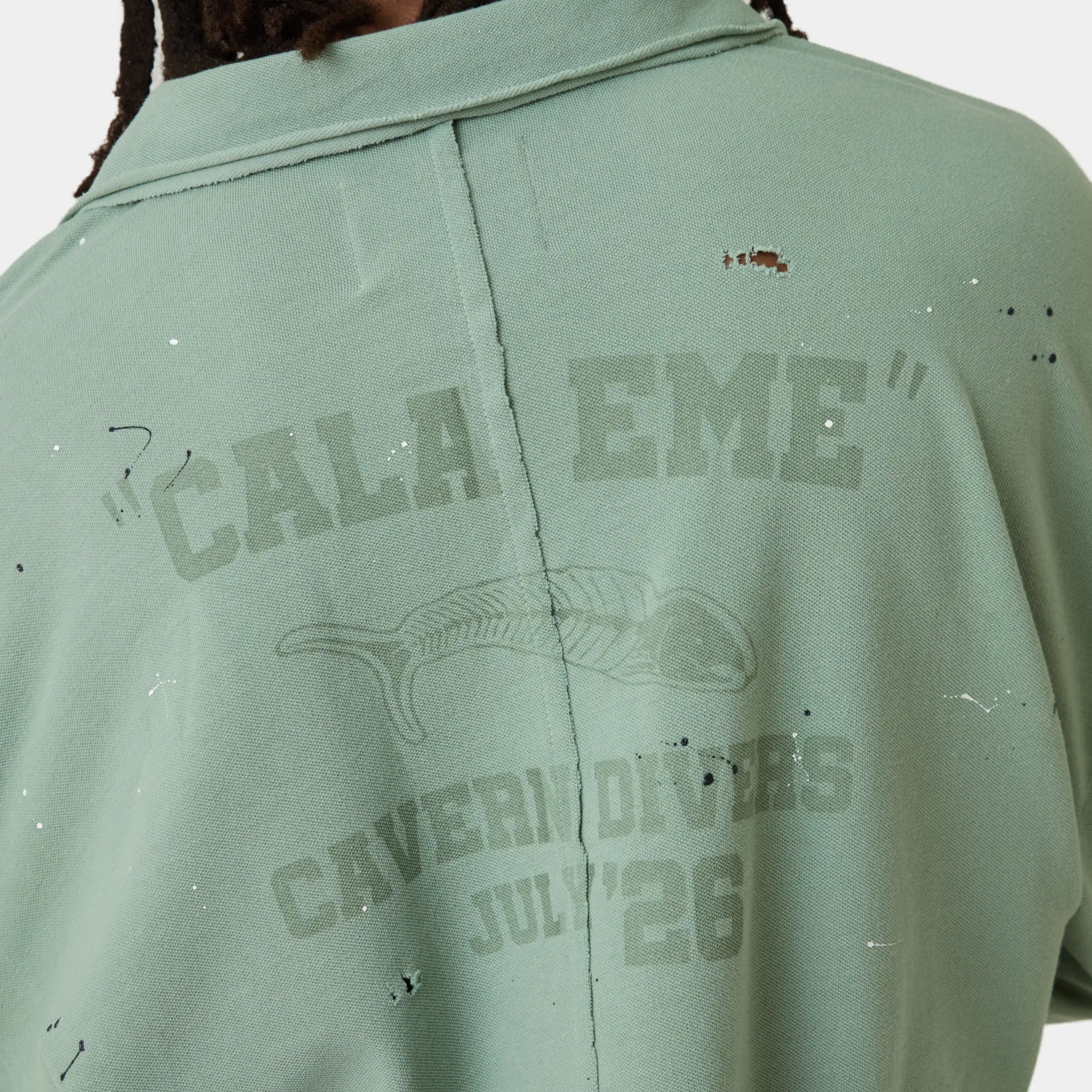 Riviera Sage Polo Shirt Shirts Eme Studios