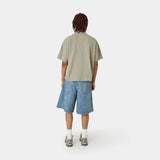 Distressed Olive Oversized Tee T-shirts Eme Studios