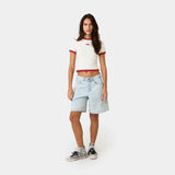 Jacker Blue Denim Shorts Shorts Eme Studios
