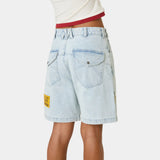 Jacker Blue Denim Shorts Shorts Eme Studios