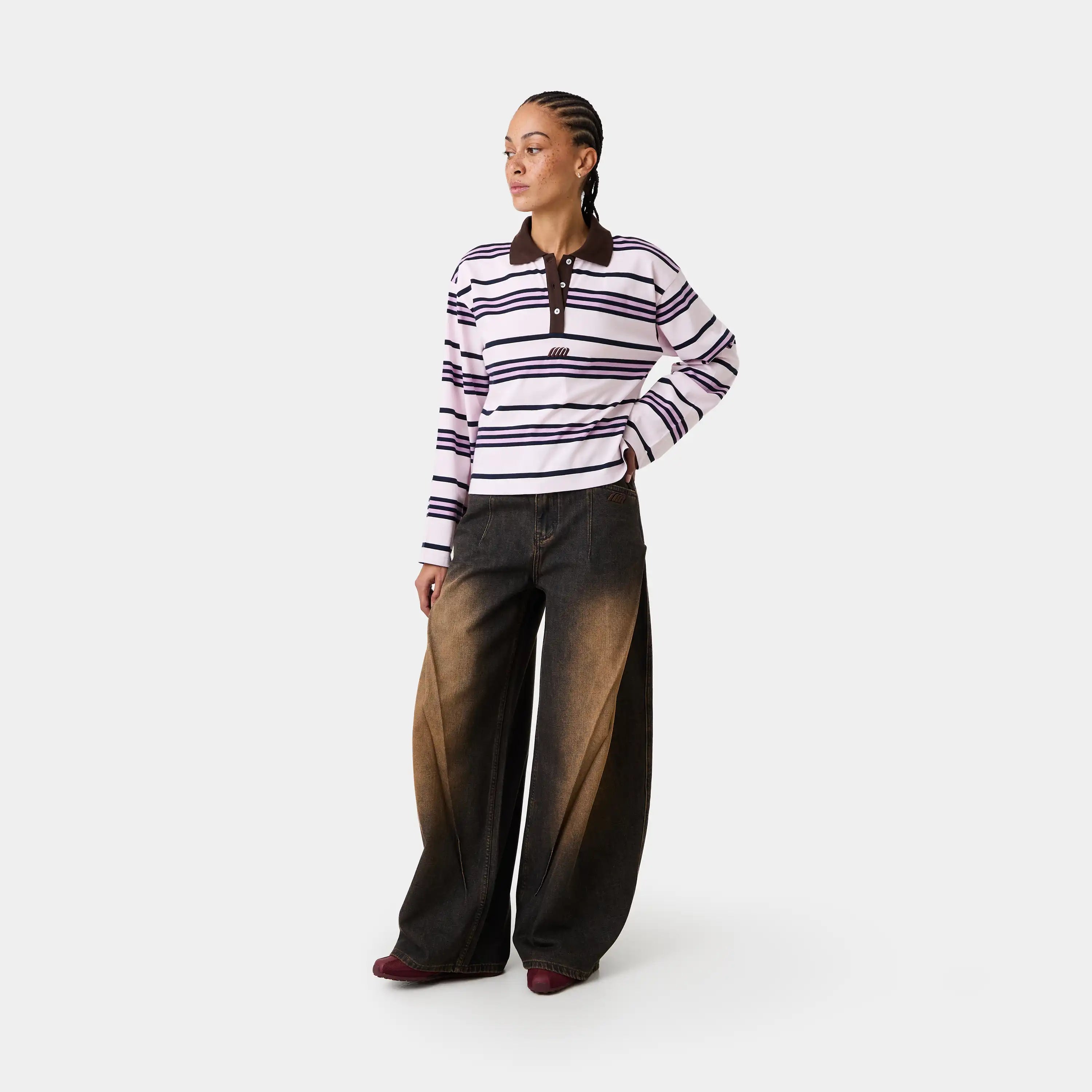 Oribe Bronce Denim Pants Woman Pants Eme Studios