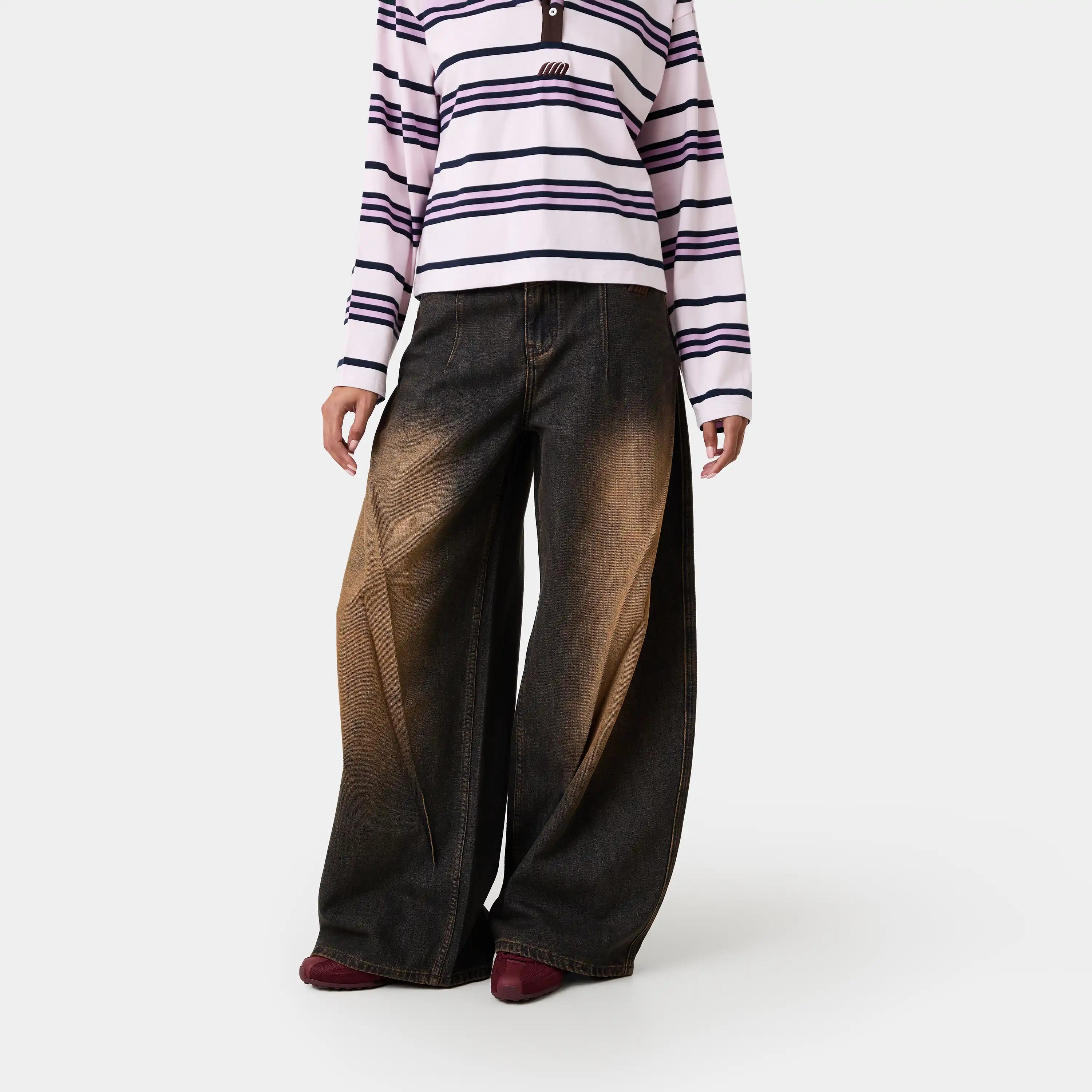 Oribe Bronce Denim Pants Woman Pants Eme Studios
