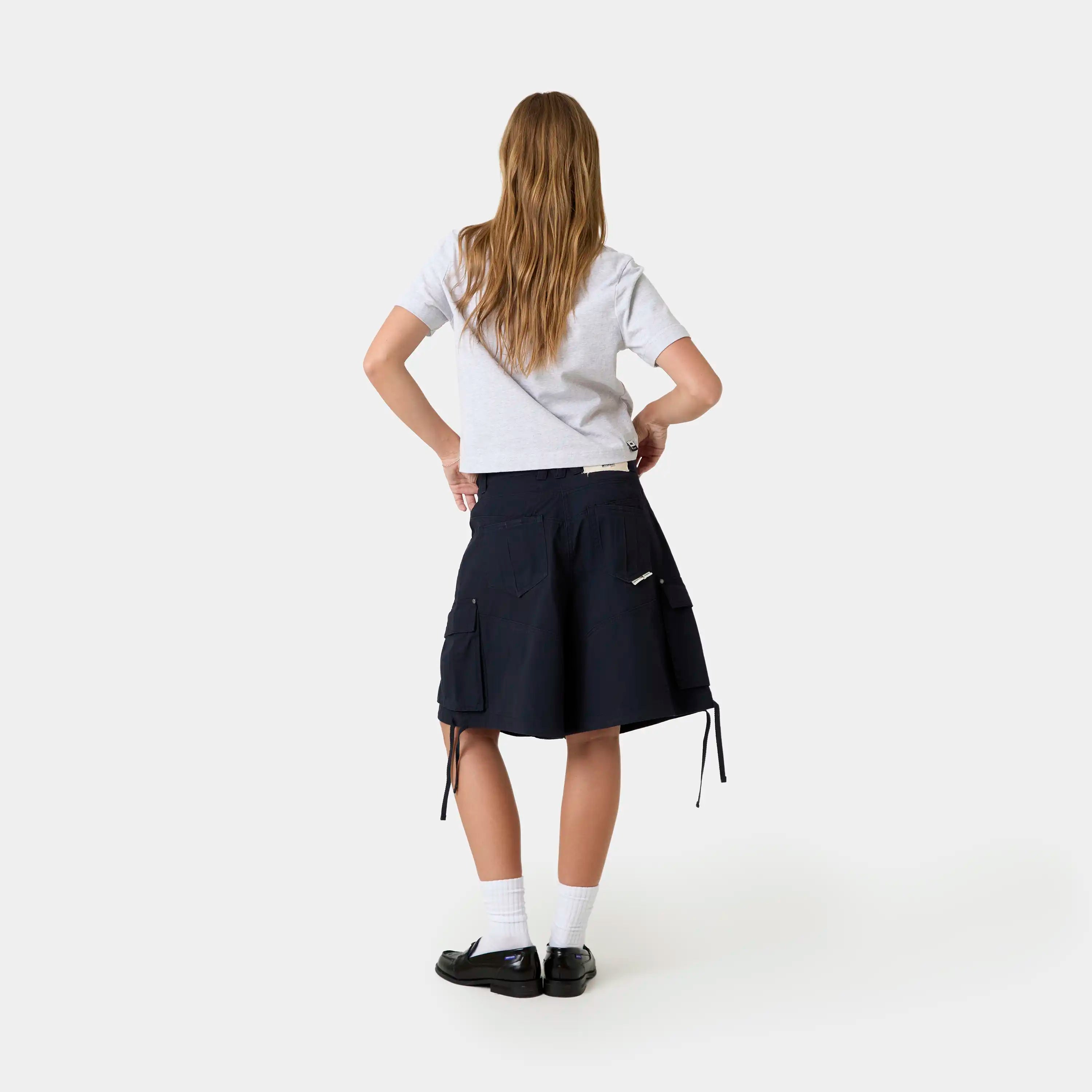 Carrier Navy Cargo Jorts Shorts Eme Studios