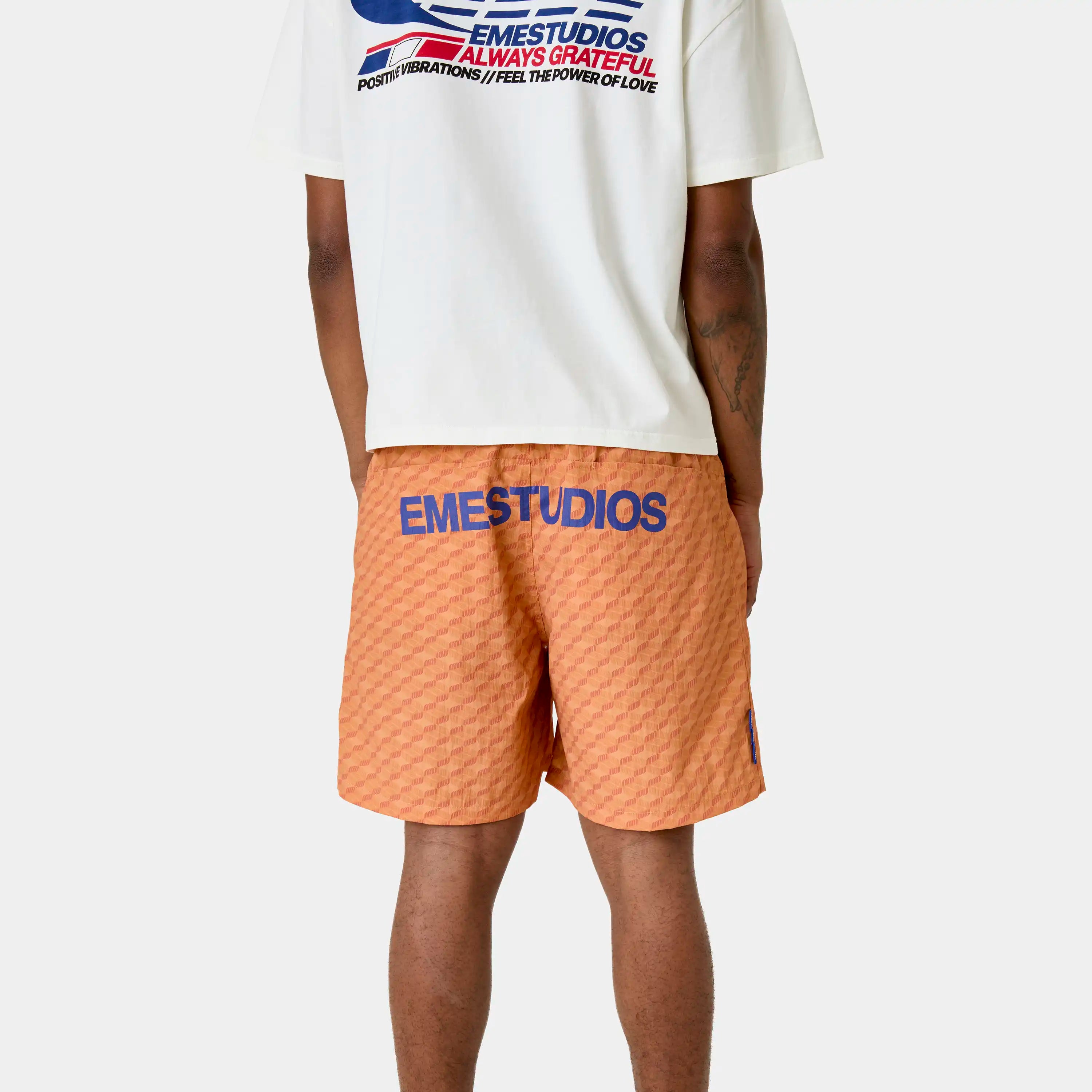 Linkr Tangerine Swim Trunk Swimwear Eme Studios